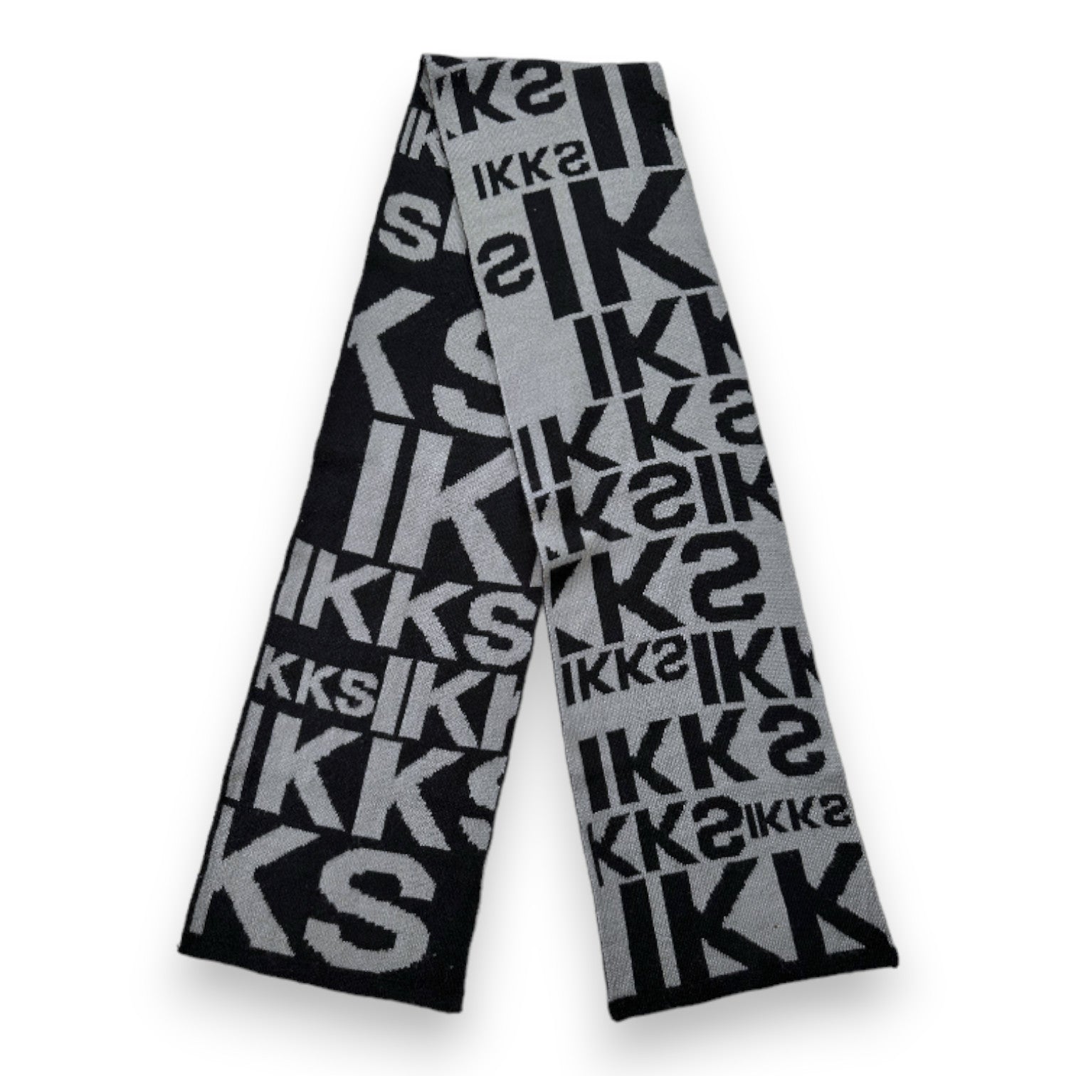 IKKS - Black and gray scarf "IKKS" - One size