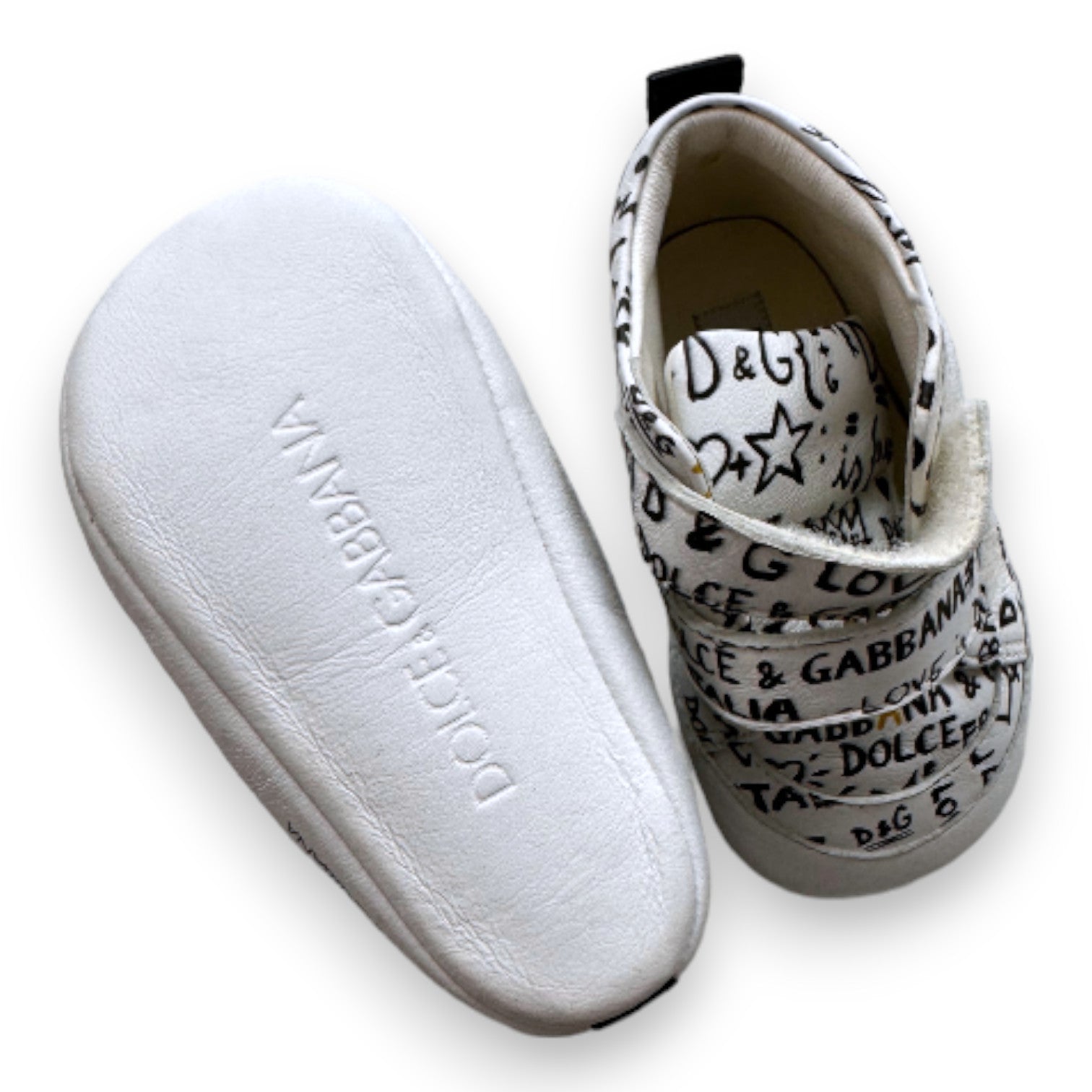 DOLCE & GABBANA - White slippers with prints - 17