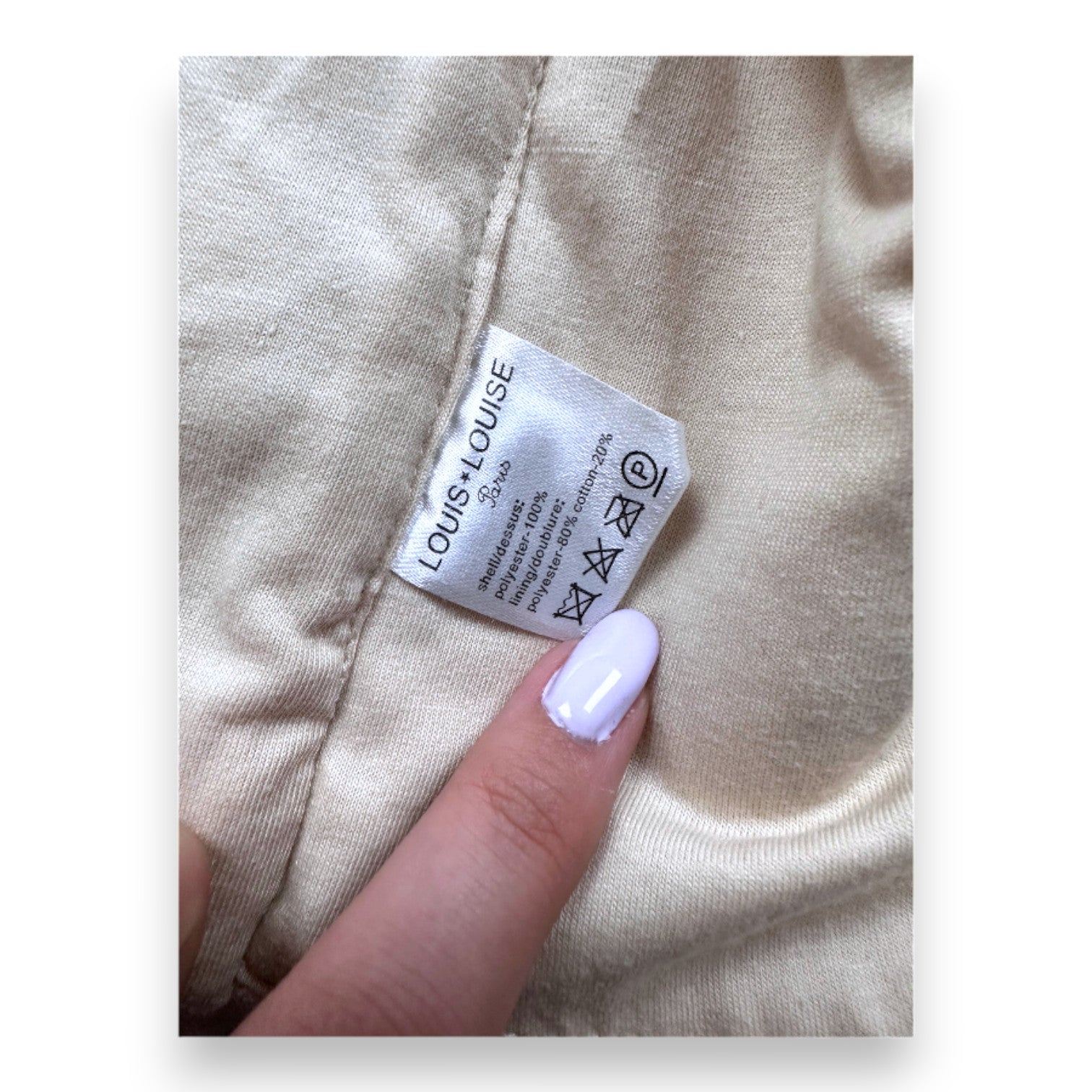 LOUIS LOUISE - Floral blouse and beige fur set - 3 months