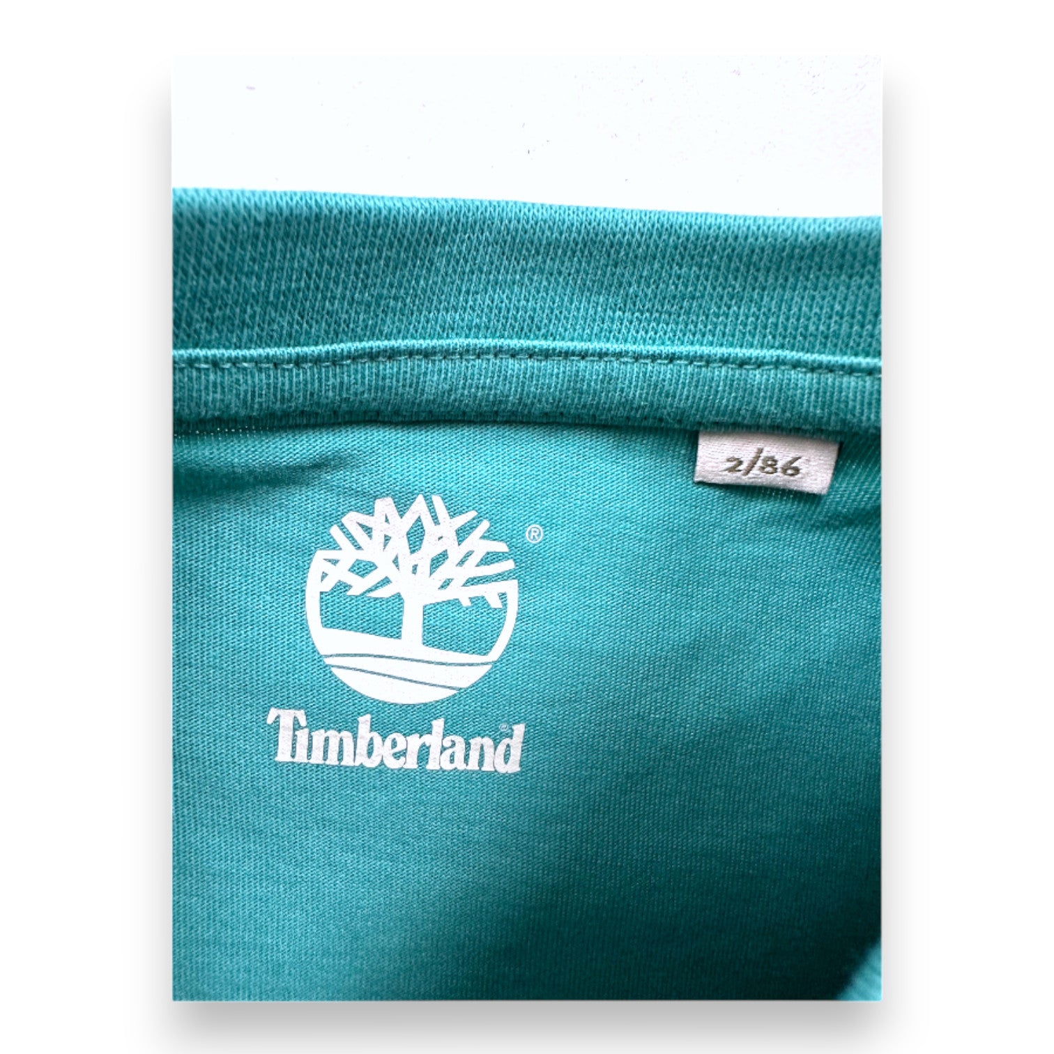 TIMBERLAND - Blue printed T-shirt - 2 years