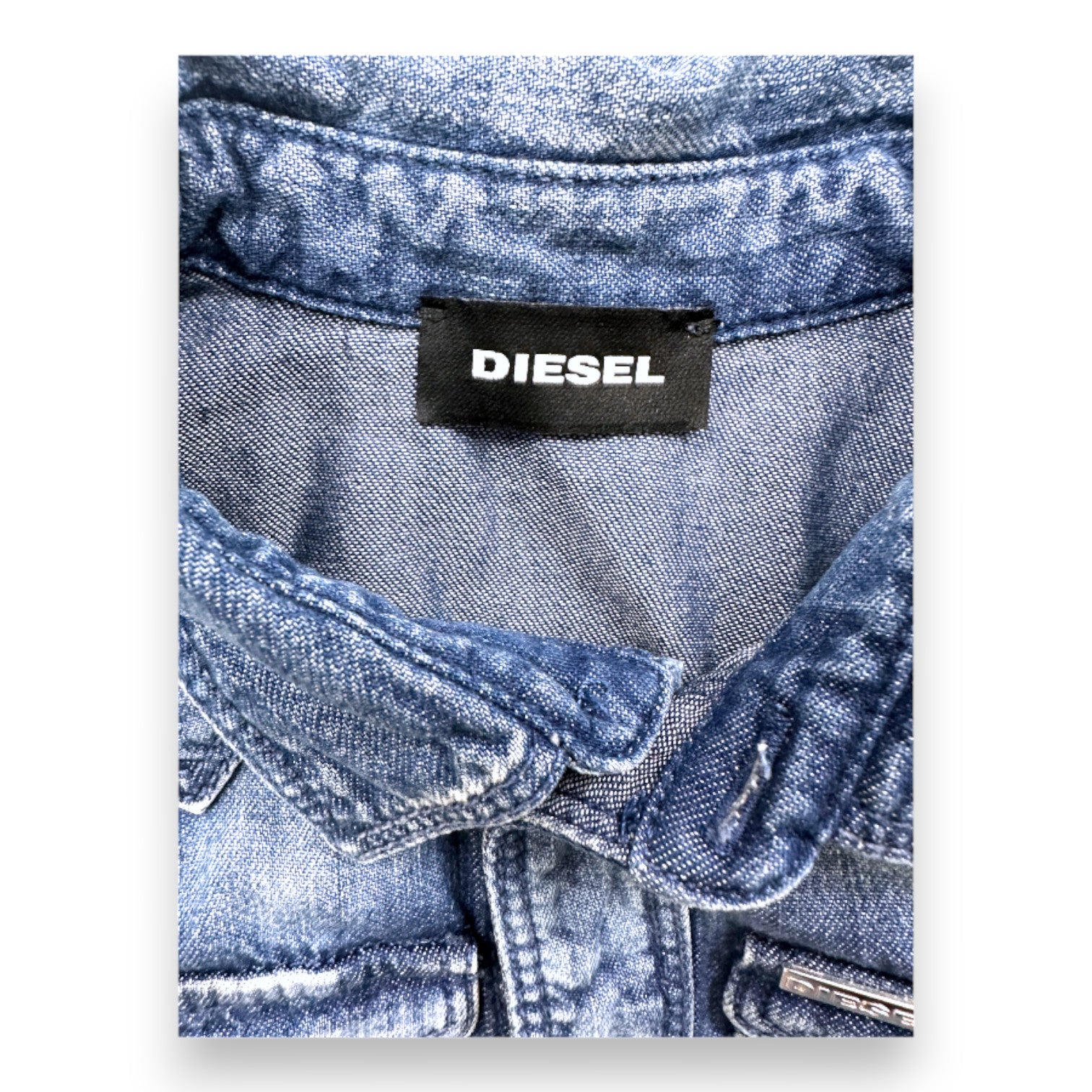 DIESEL - Blaues Jeanshemd - 12 Monate