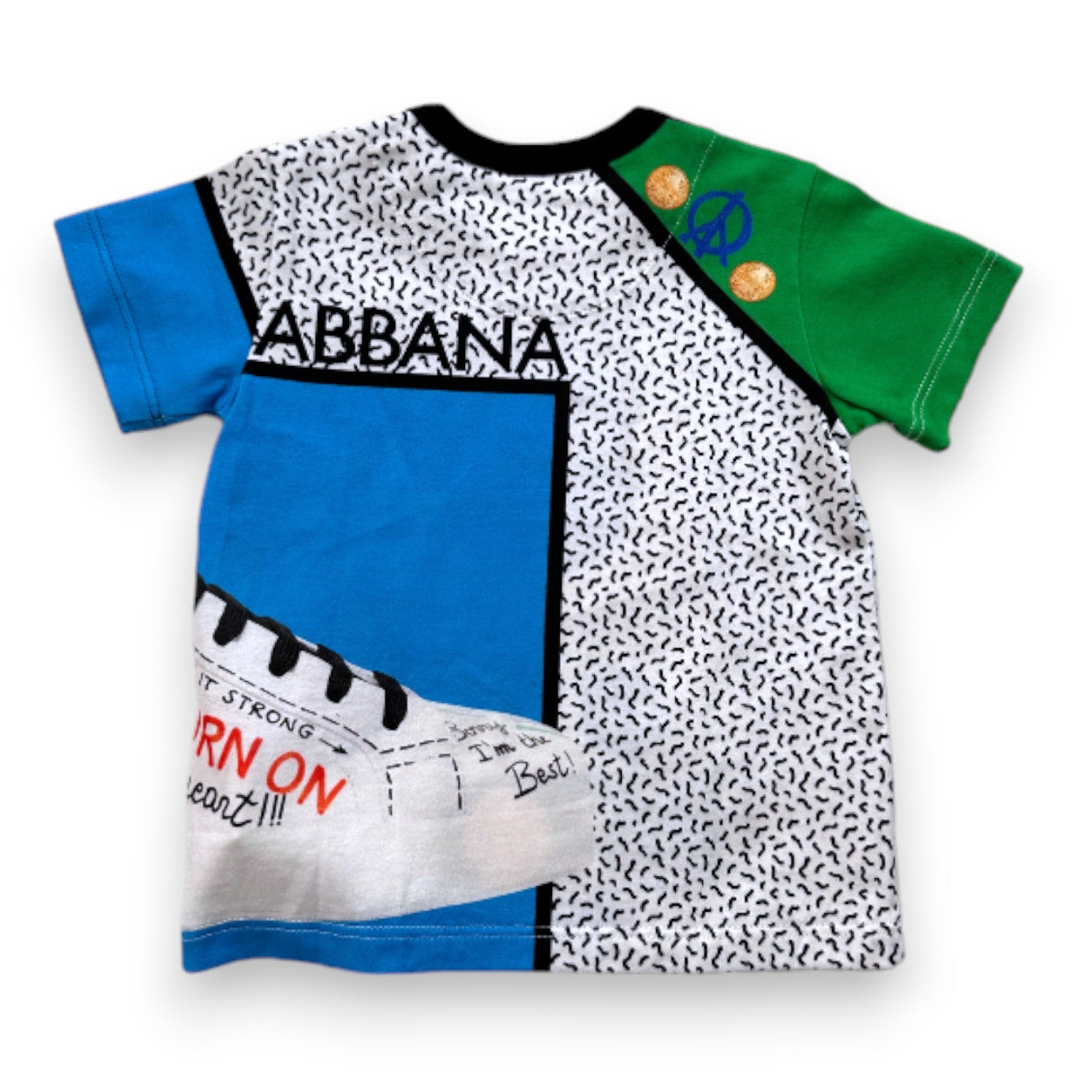 DOLCE & GABBANA - Multicolored T-shirt with prints - 6 months