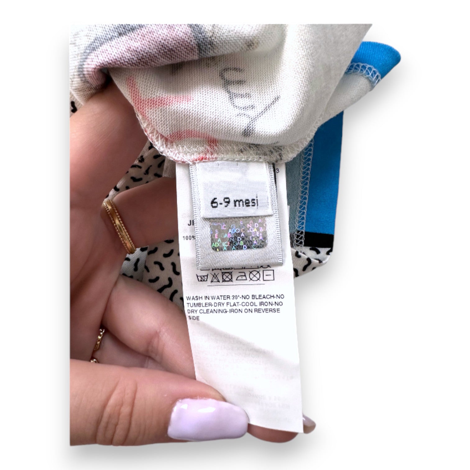 DOLCE & GABBANA - Multicolored T-shirt with prints - 6 months