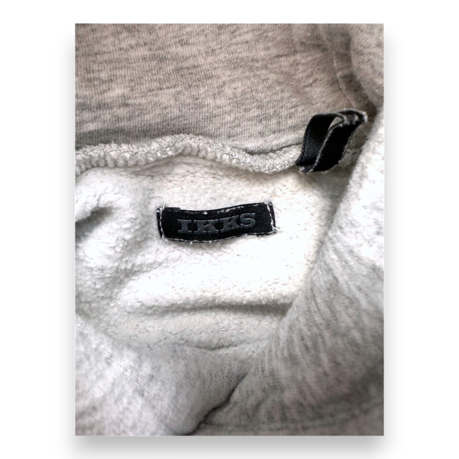 IKKS - Grey hooded sweatshirt with print - 5 years