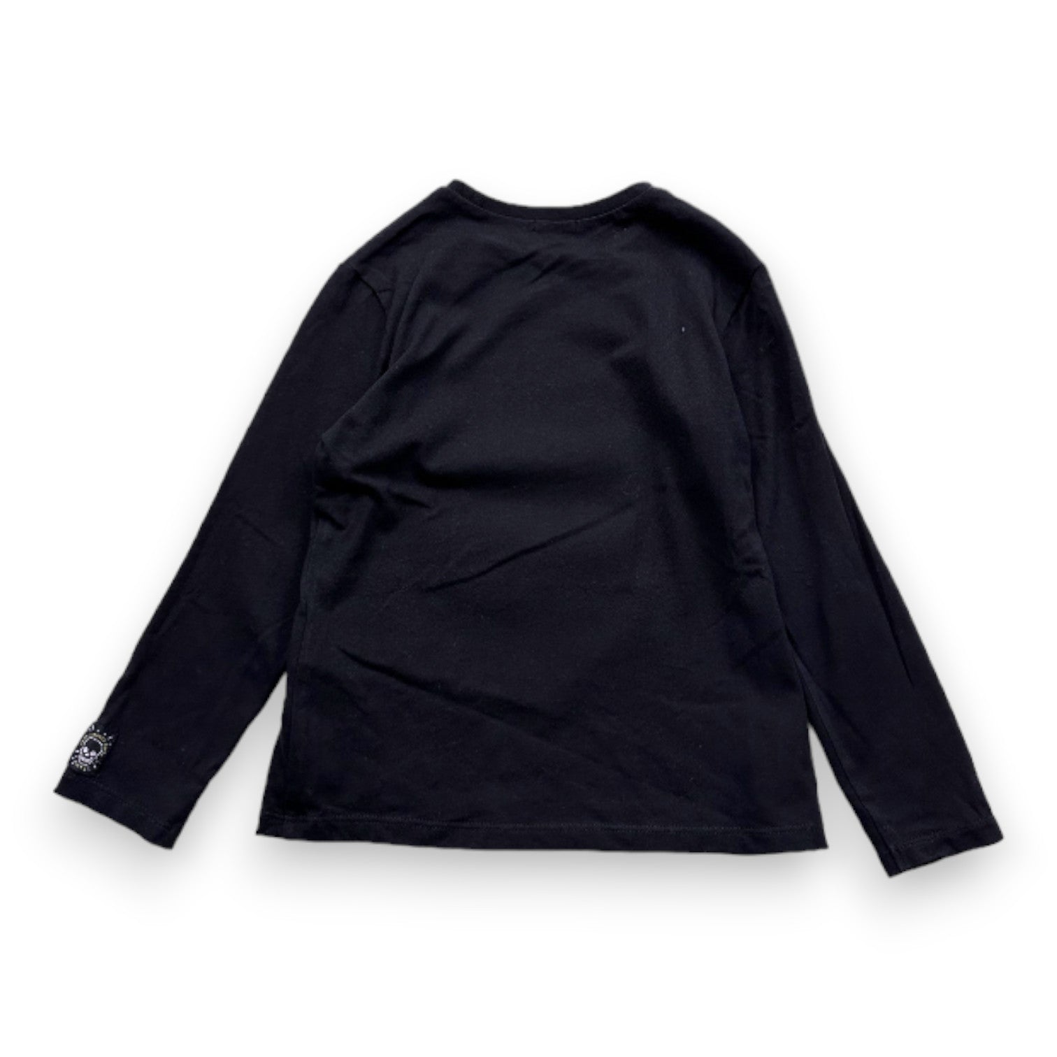 IKKS - Black long-sleeved T-shirt with print - 6 years