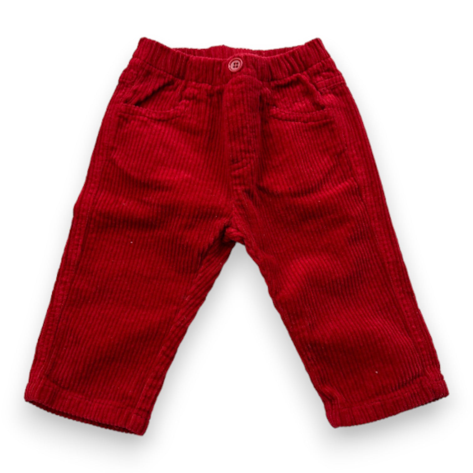 IL GUFO - Red velvet pants - 6 months