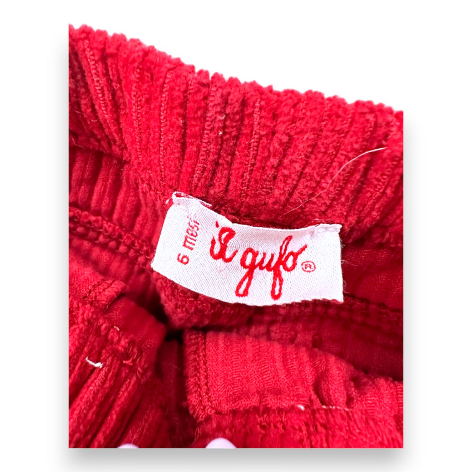 IL GUFO - Rote Samthose - 6 Monate