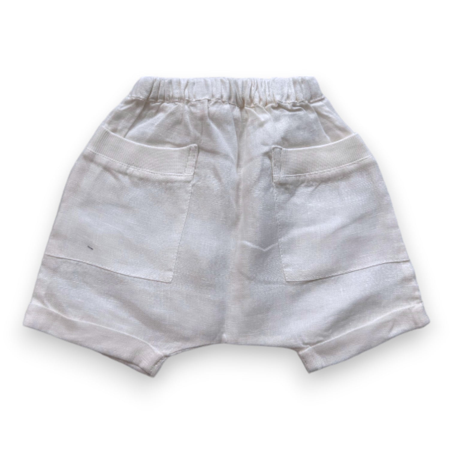 1 + IN THE FAMILY - Short blanc en lin - 3 mois