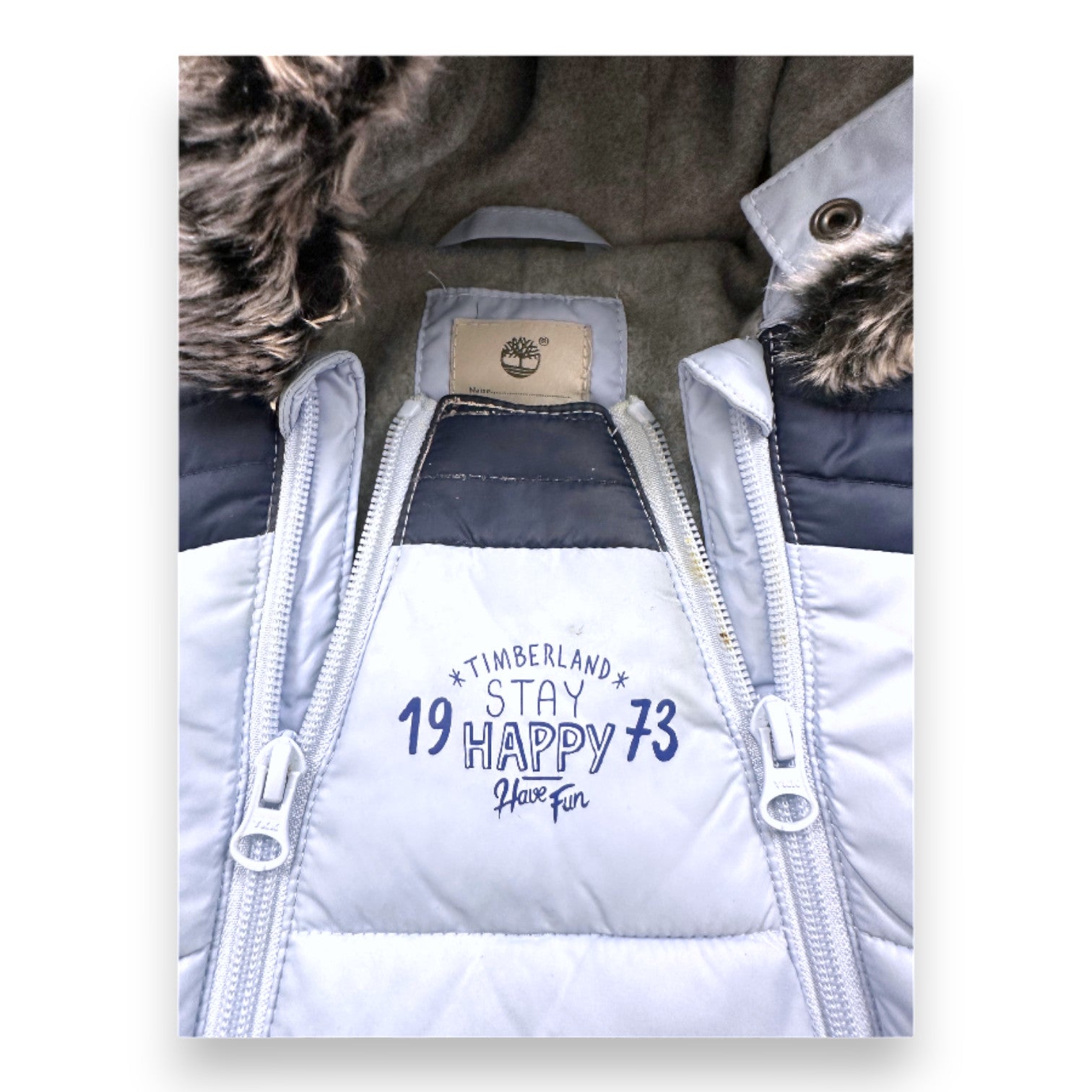 TIMBERLAND - Combinaison pilote bleu ciel - 12 mois