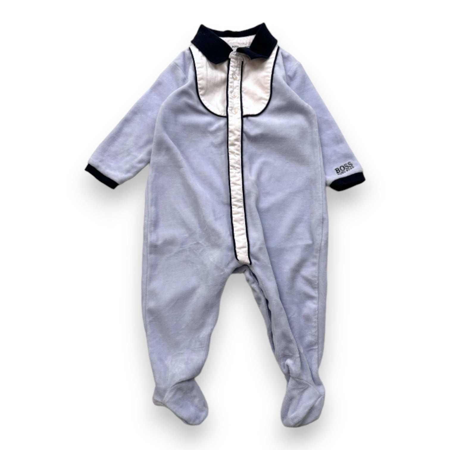 HUGO BOSS - Blue and white pajamas - 12 months