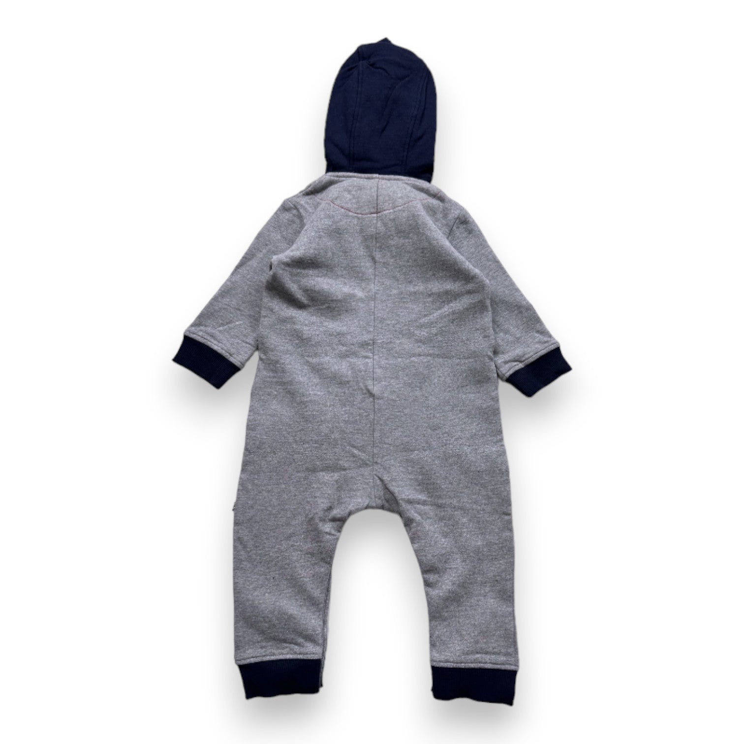 HUGO BOSS - Grey jumpsuit with embroidered "Hugo Boss" - 12 months