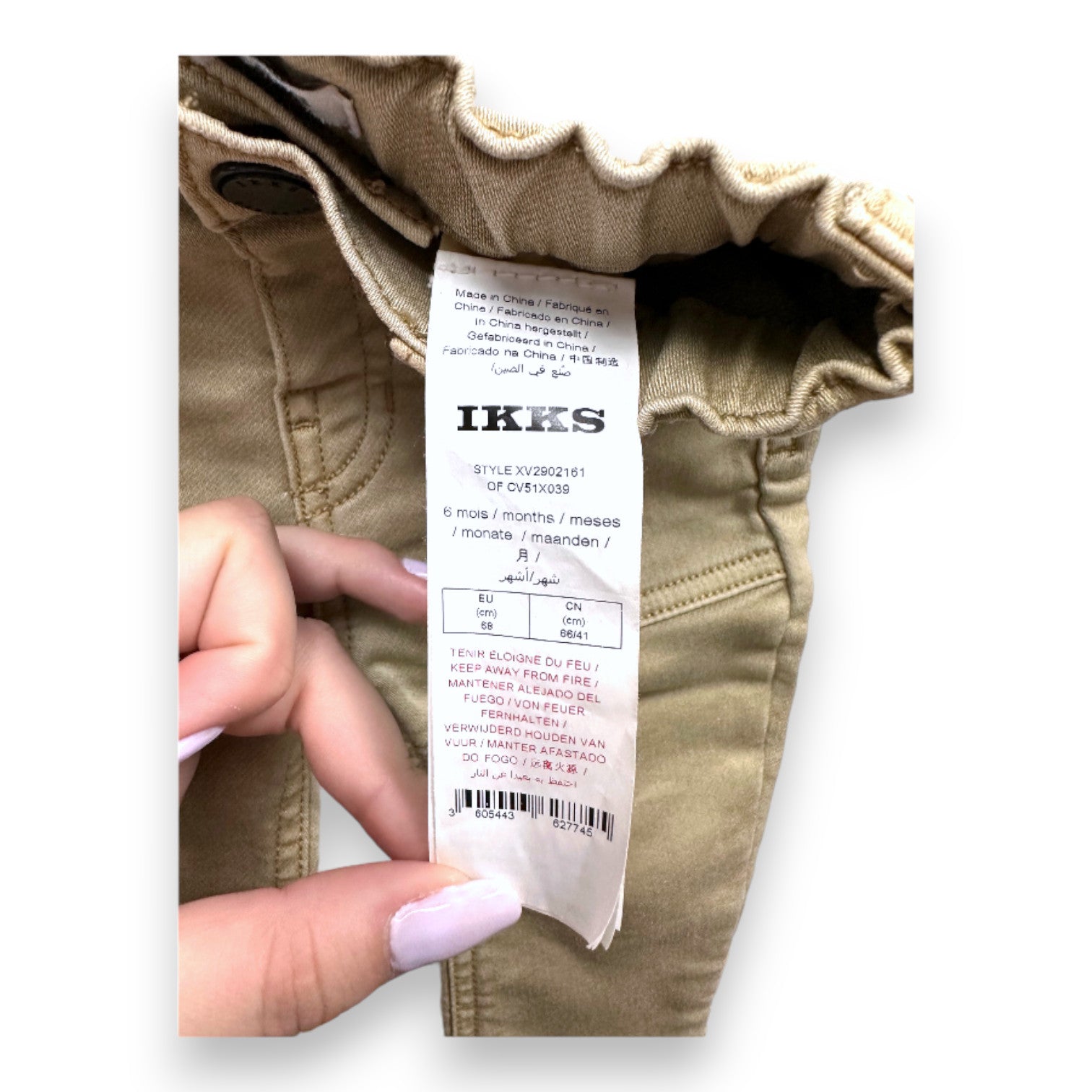 IKKS - Beige Jeans - 6 Monate