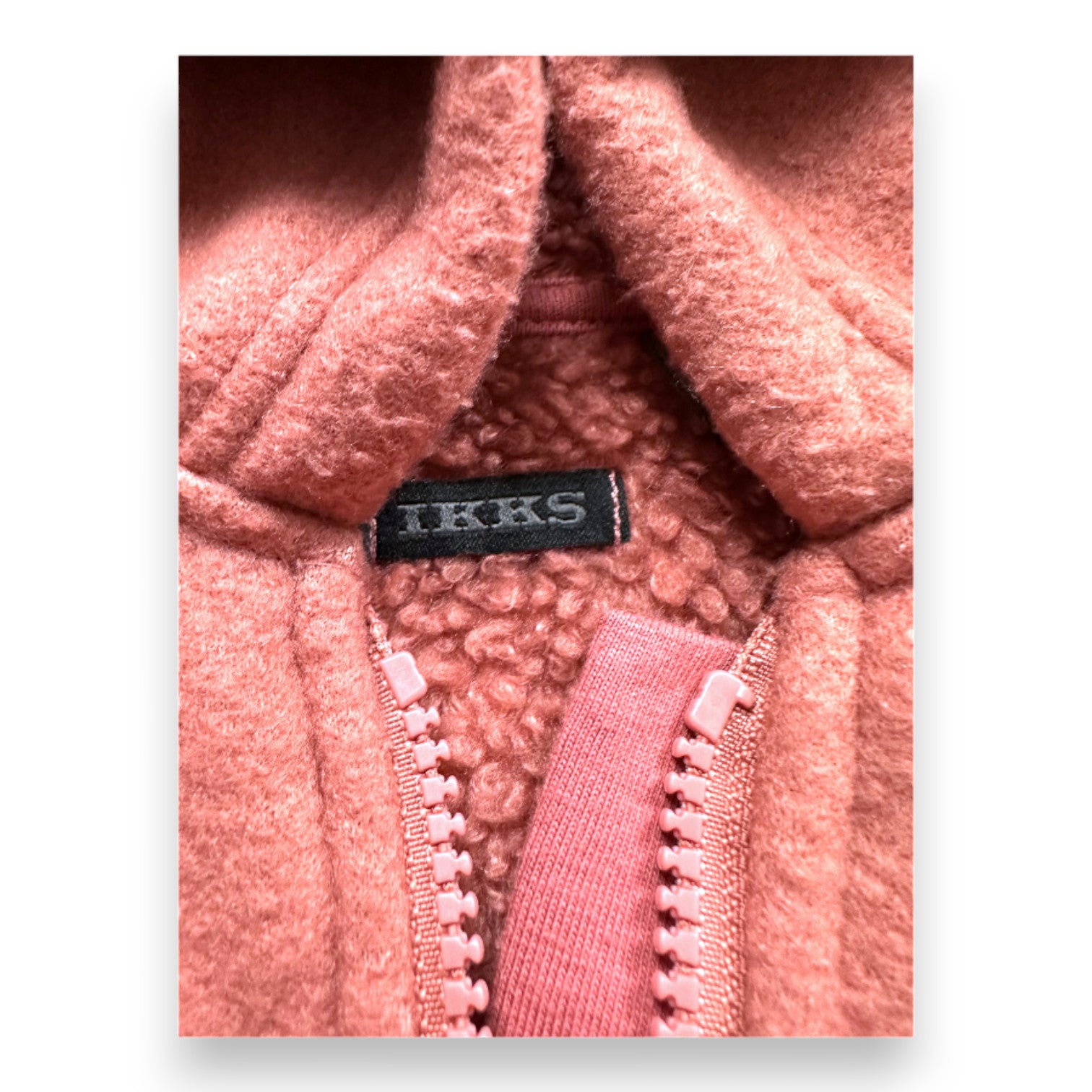 IKKS - Sehr warmes rosa Sweatshirt mit Reißverschluss - 5 Jahre