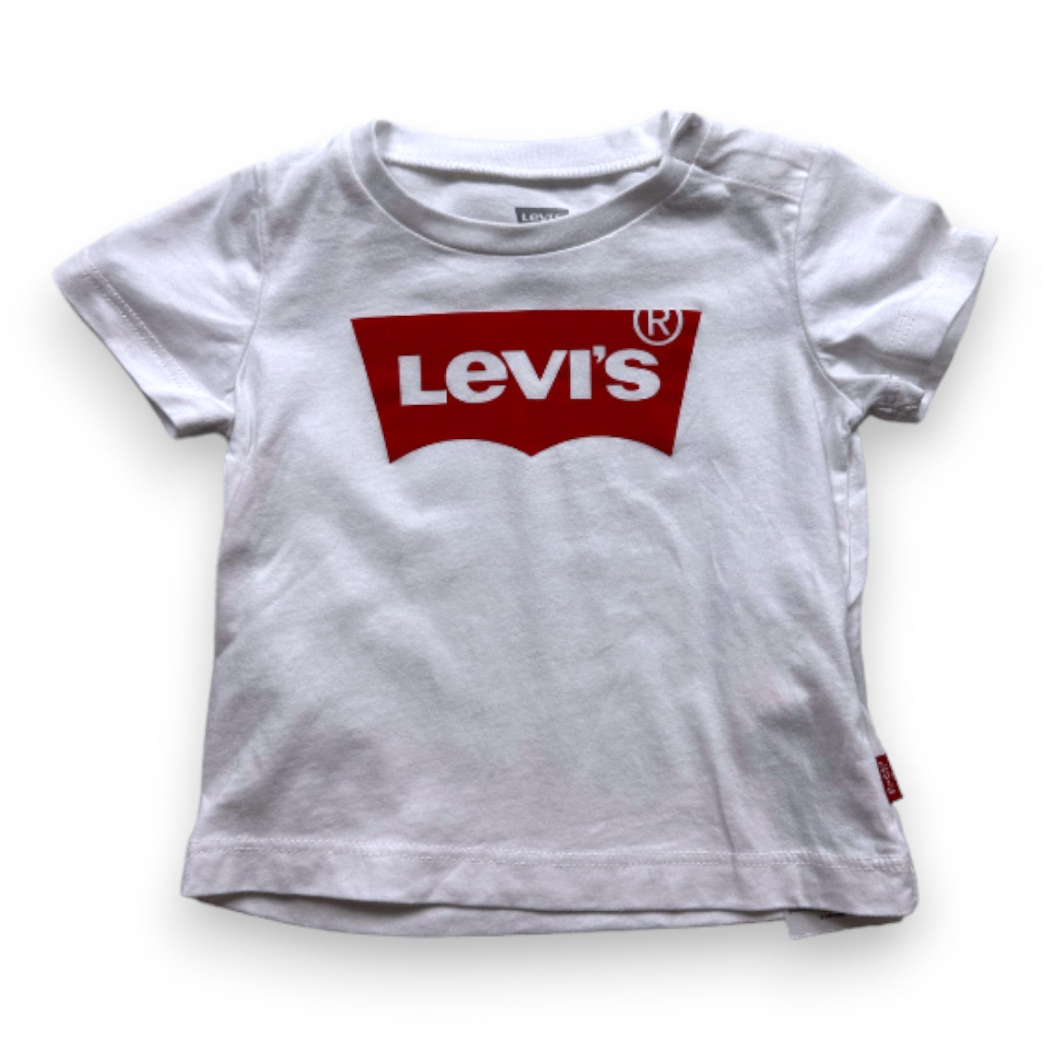 LEVI'S - White T-shirt with "Levi's" logo - 6 months