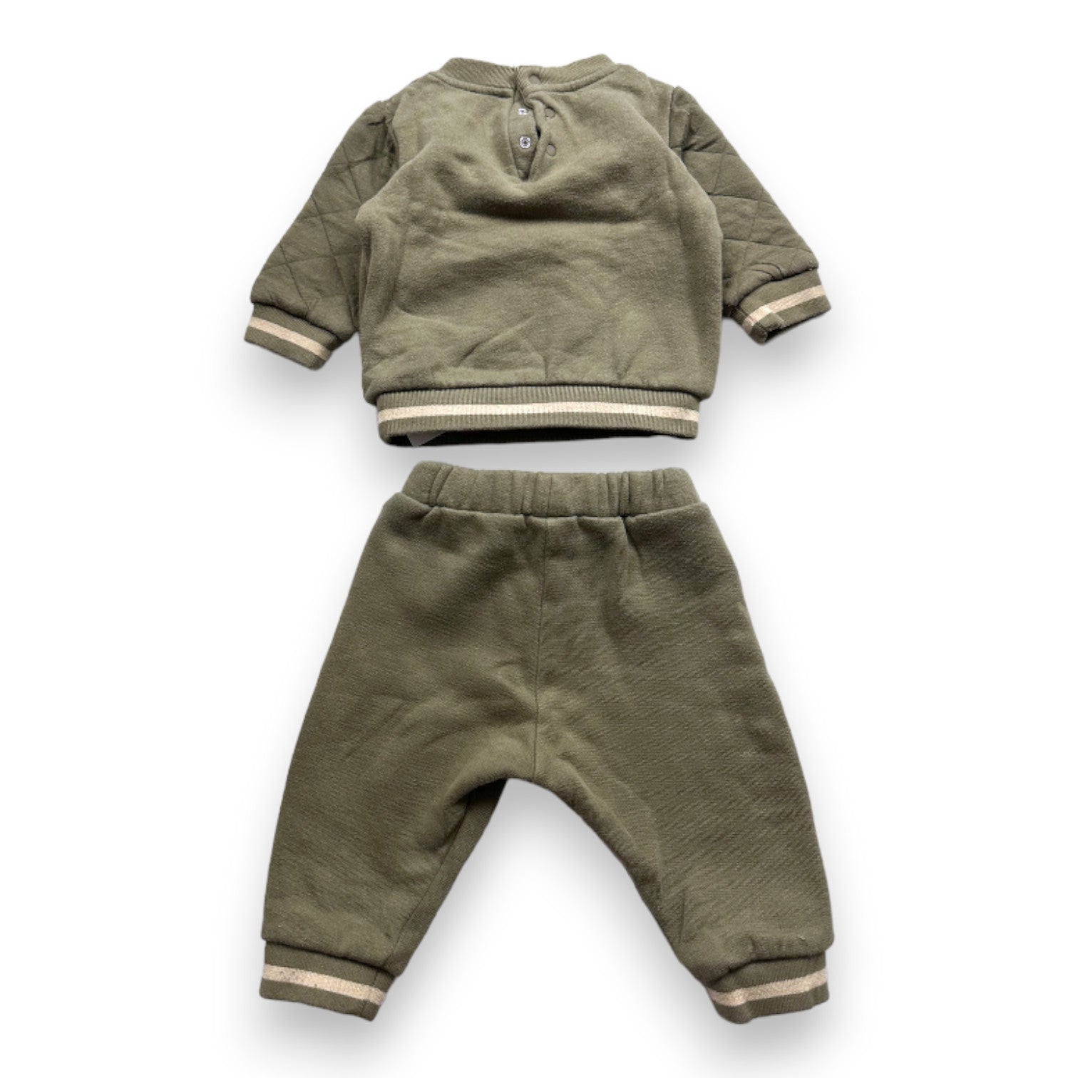 TARTINE & CHOCOLAT - Green jogging set - 6 months