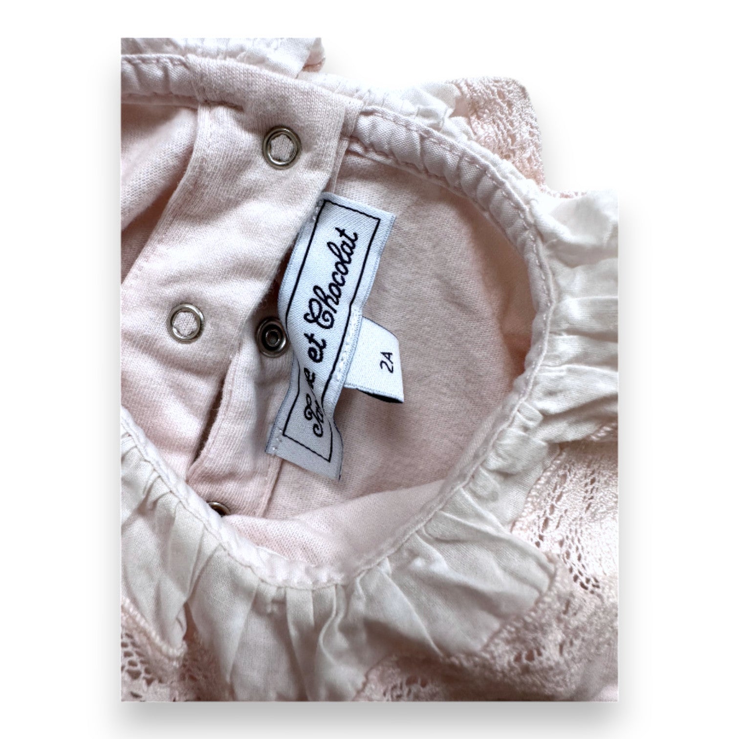 TARTINE & CHOCOLAT - Rosa Langarm-Body - 2 Jahre