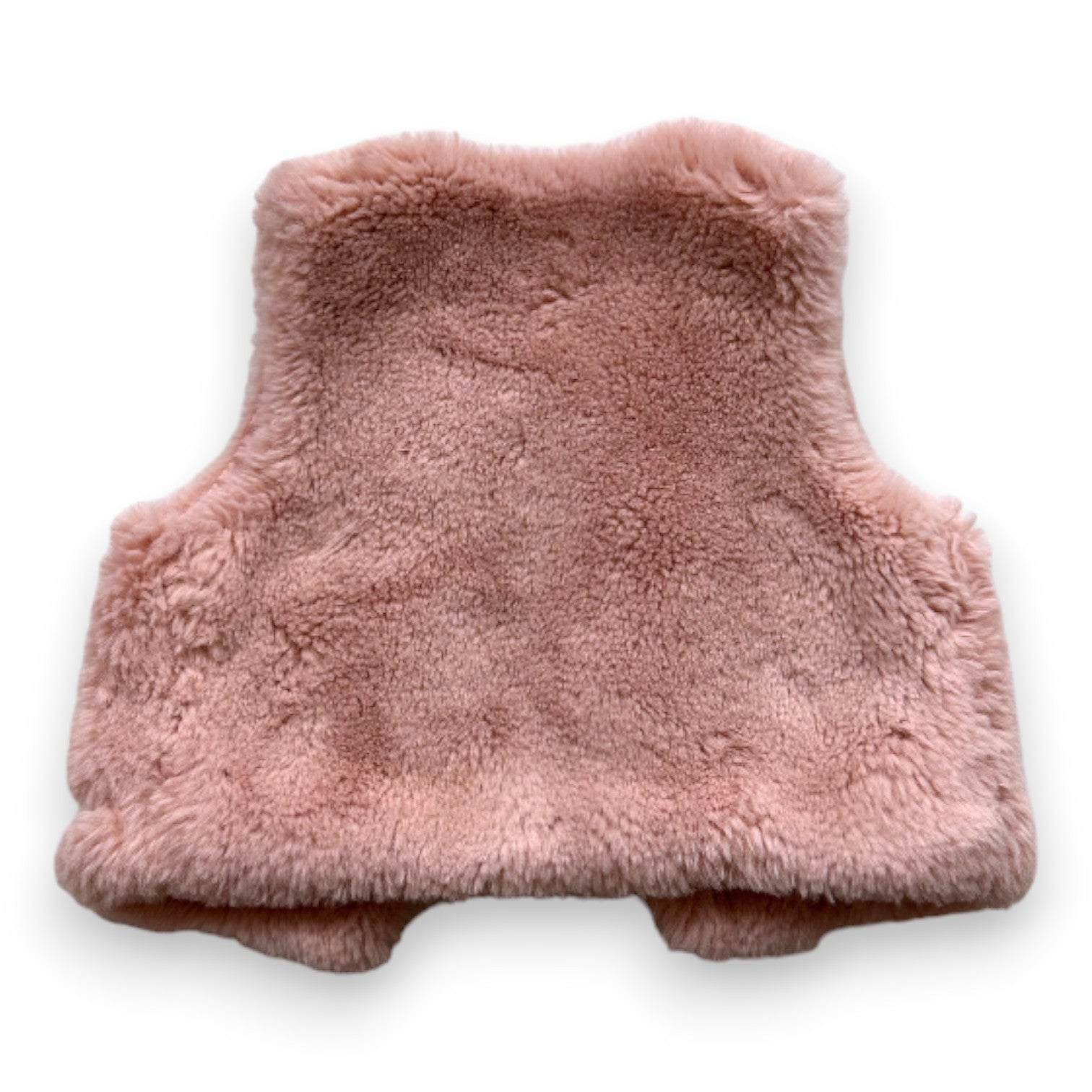 TARTINE & CHOCOLAT - Pink fur sleeveless vest - 3 months