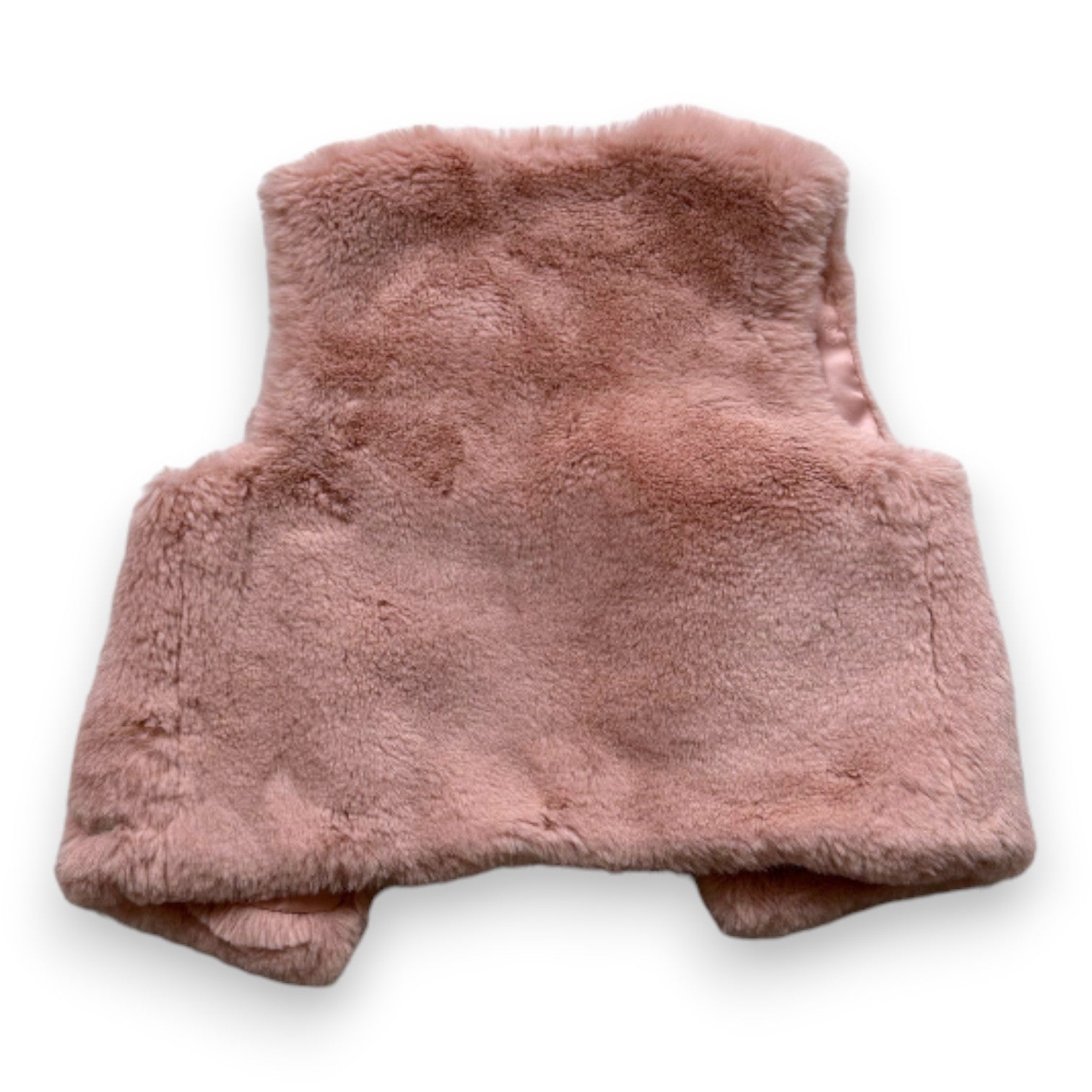 TARTINE & CHOCOLAT - Pink fur sleeveless vest - 18 months