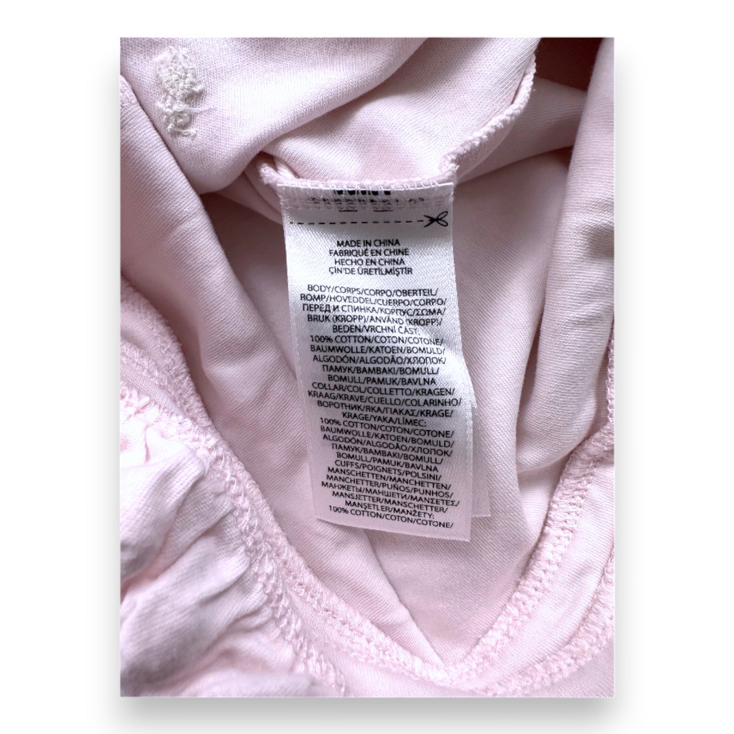 RALPH LAUREN - Pink dress with embroidered logo - 2 years