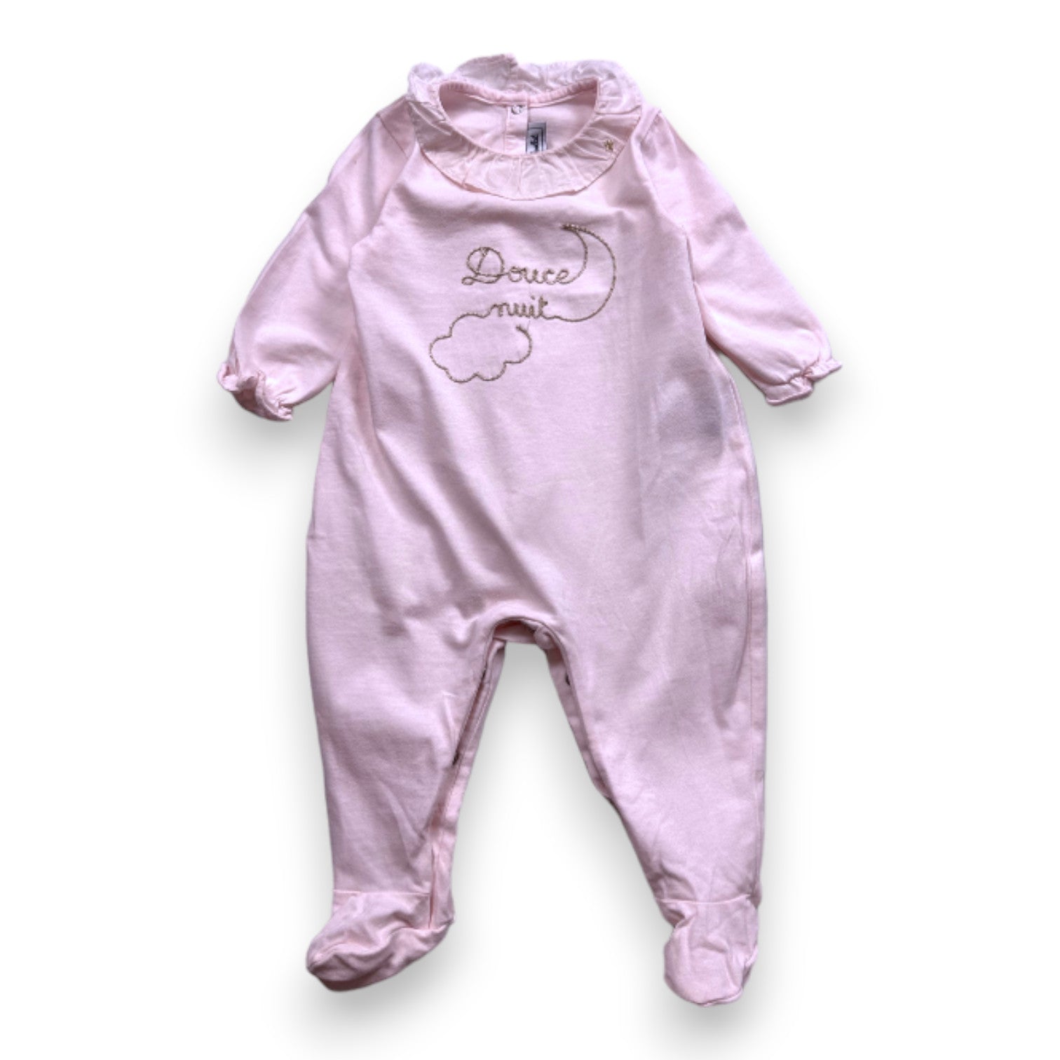 TARTINE & CHOCOLAT - Pink long-sleeved pajamas - 6 months