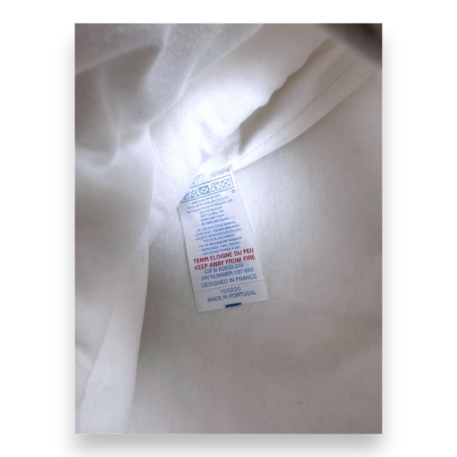 TARTINE & CHOCOLAT - Gigoteuse blanche avec broderies - 12 mois