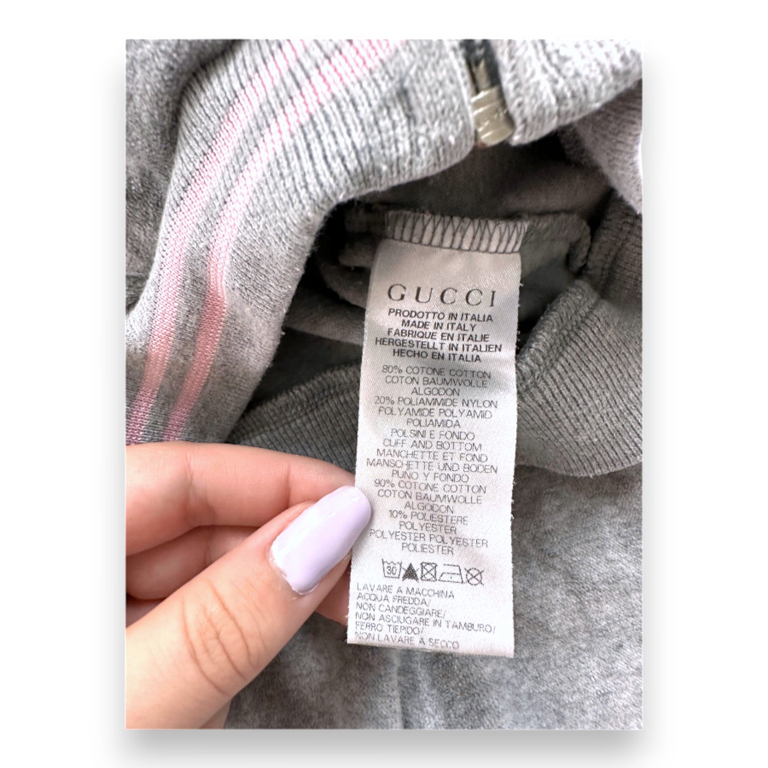 GUCCI - Gray jogging set - 6 months
