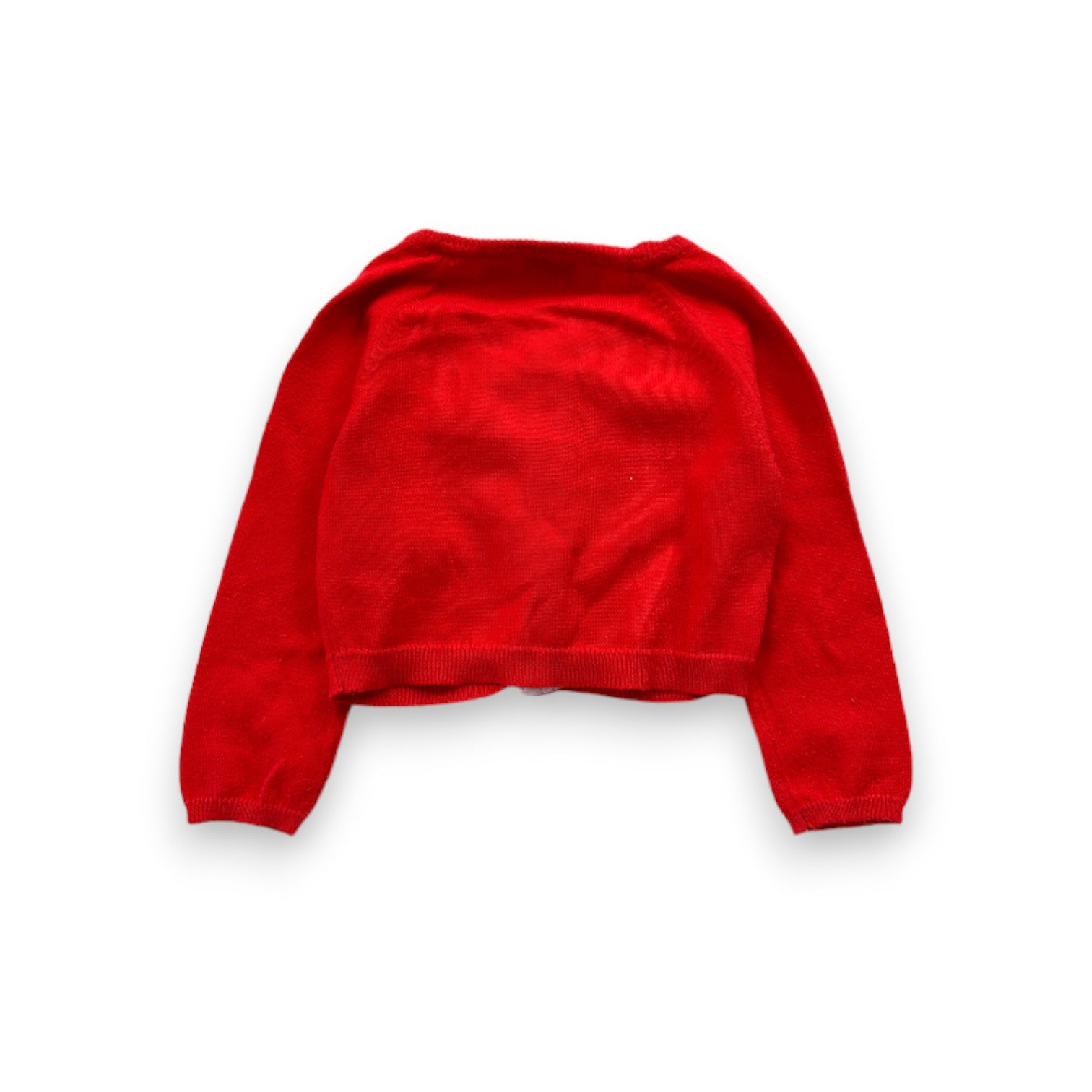 BABY DIOR - red cardigan - 6 months