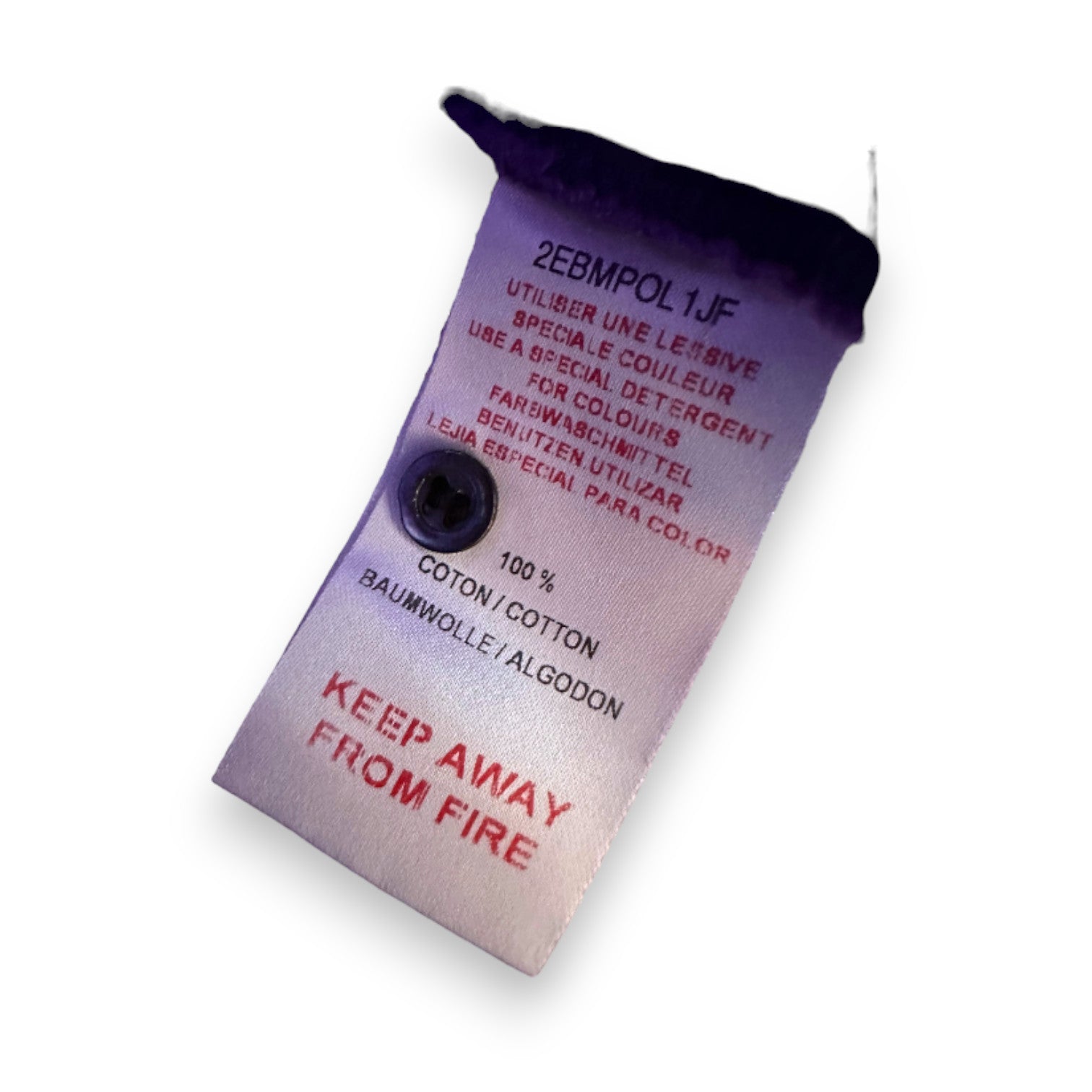 BABY DIOR - Purple short-sleeved polo shirt - 6 months