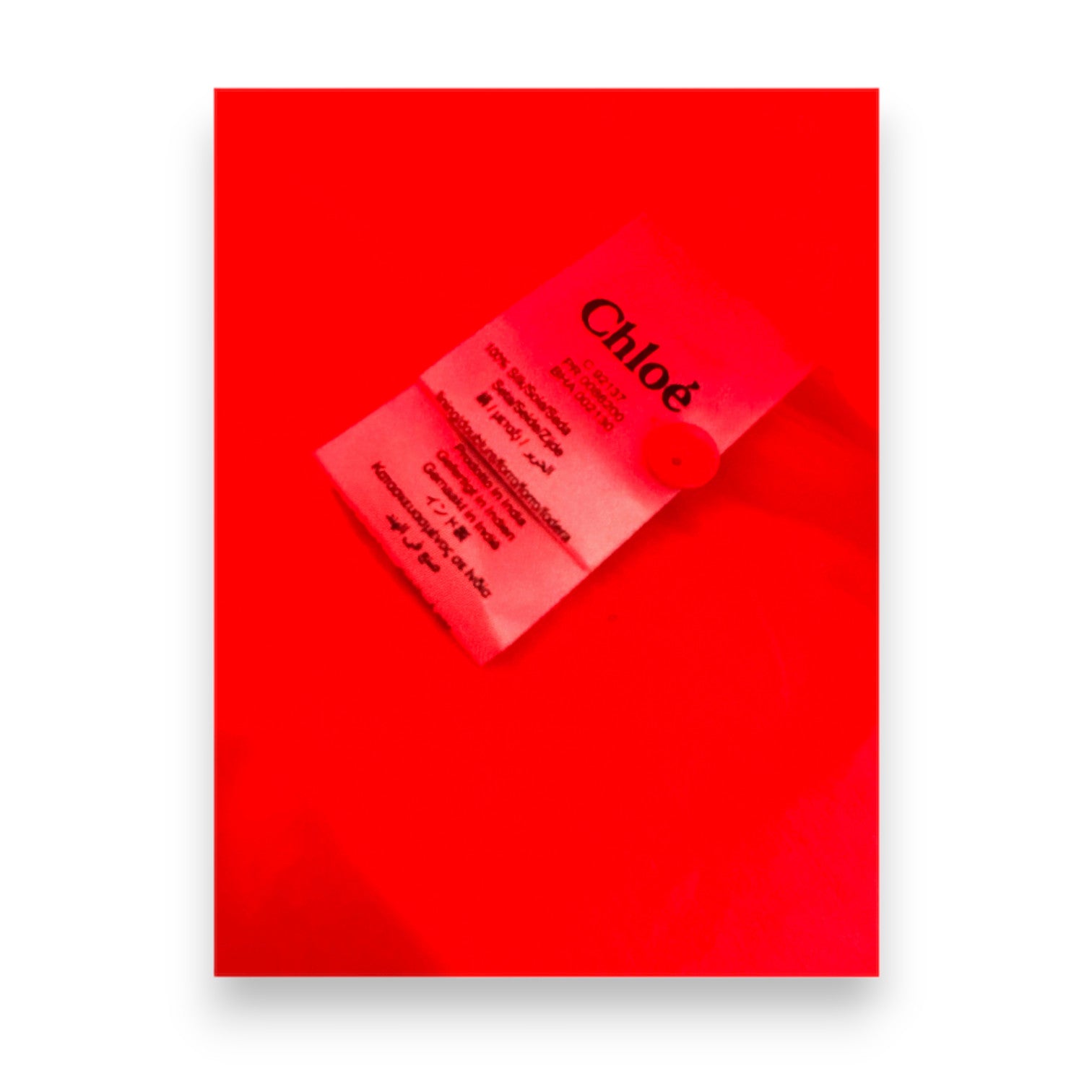 CHLOE - Rosa Seidenkleid - 6 Monate