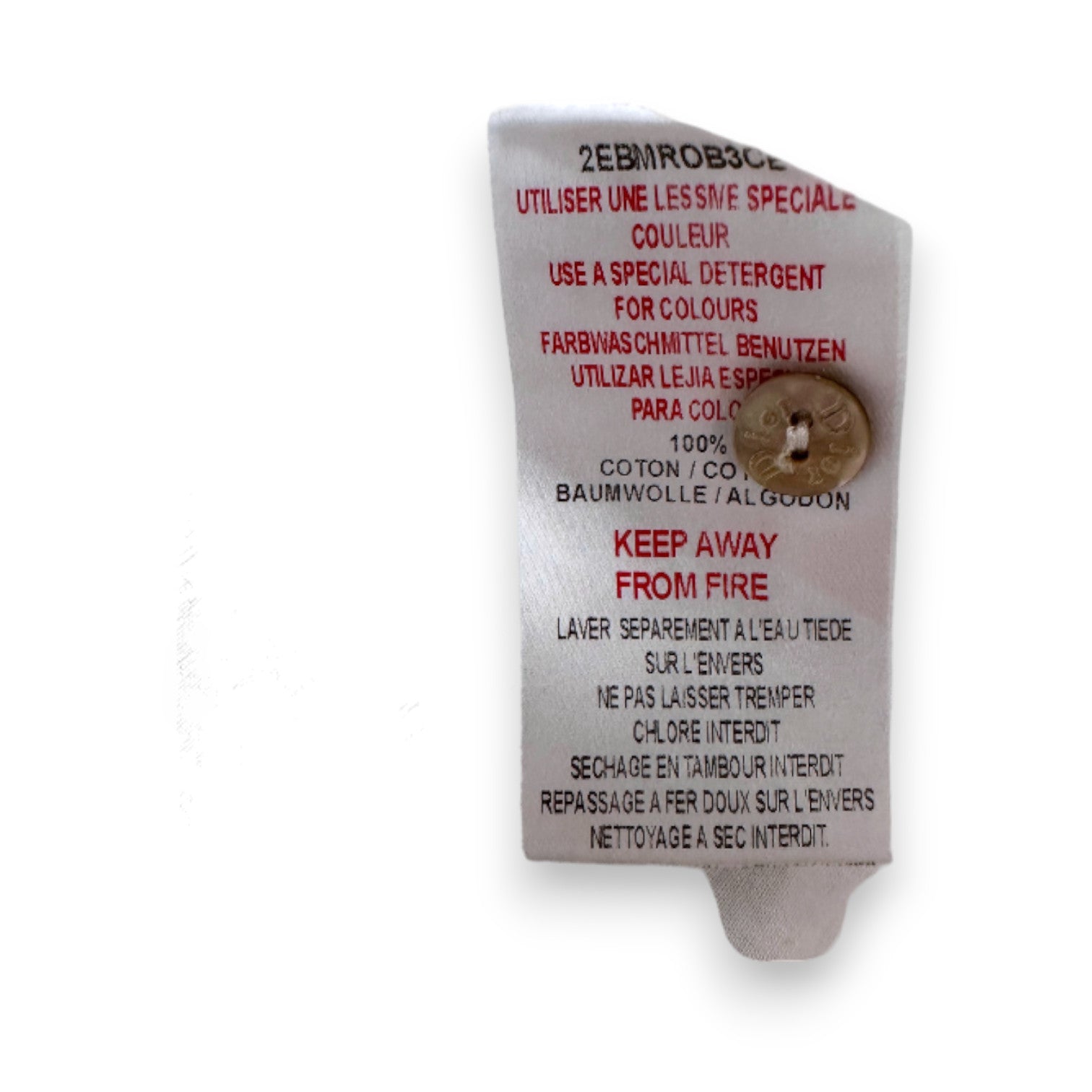 BABY DIOR - Gray and white patterned dress and bob set - 6 months