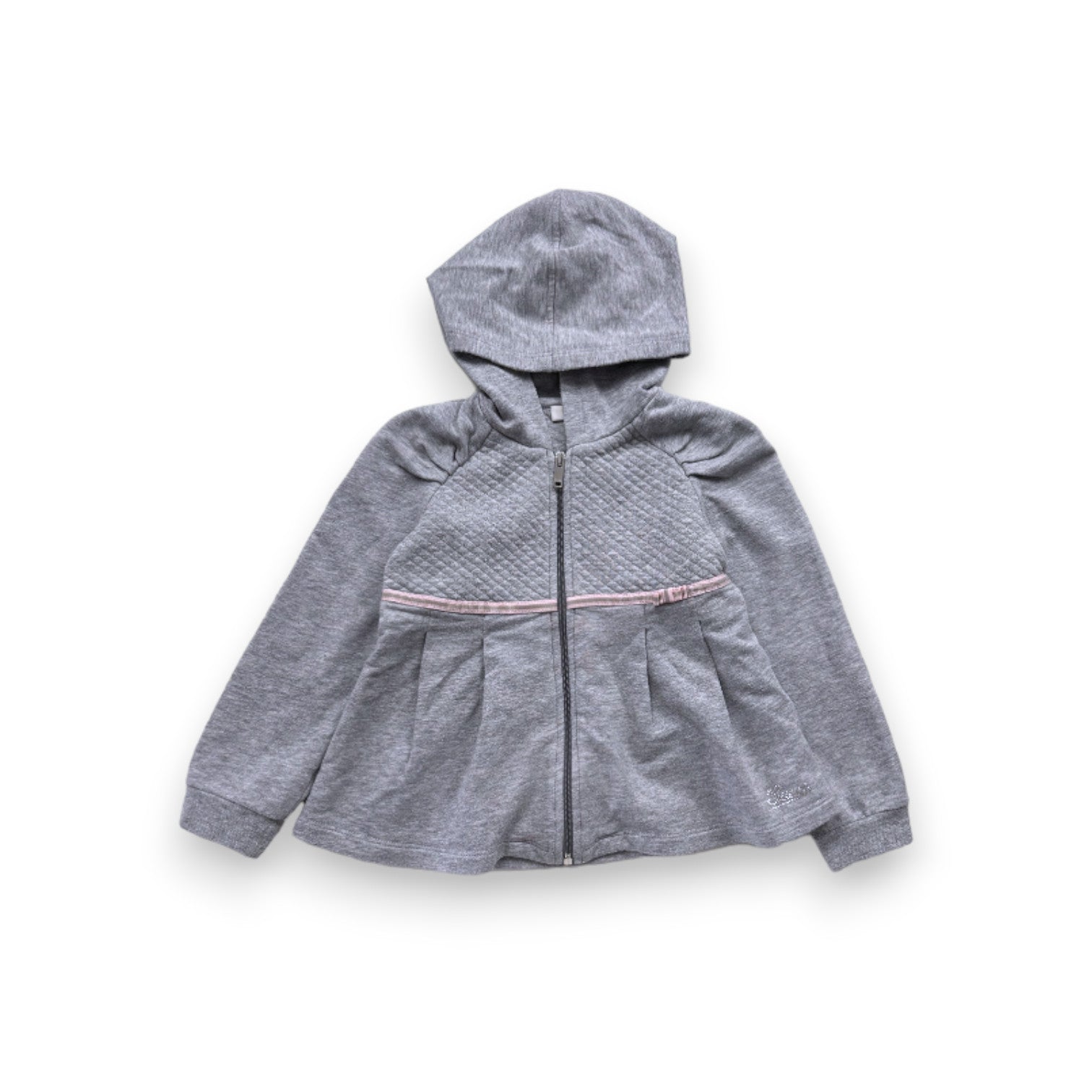 GUCCI - Sweat gris zippé - 18 mois