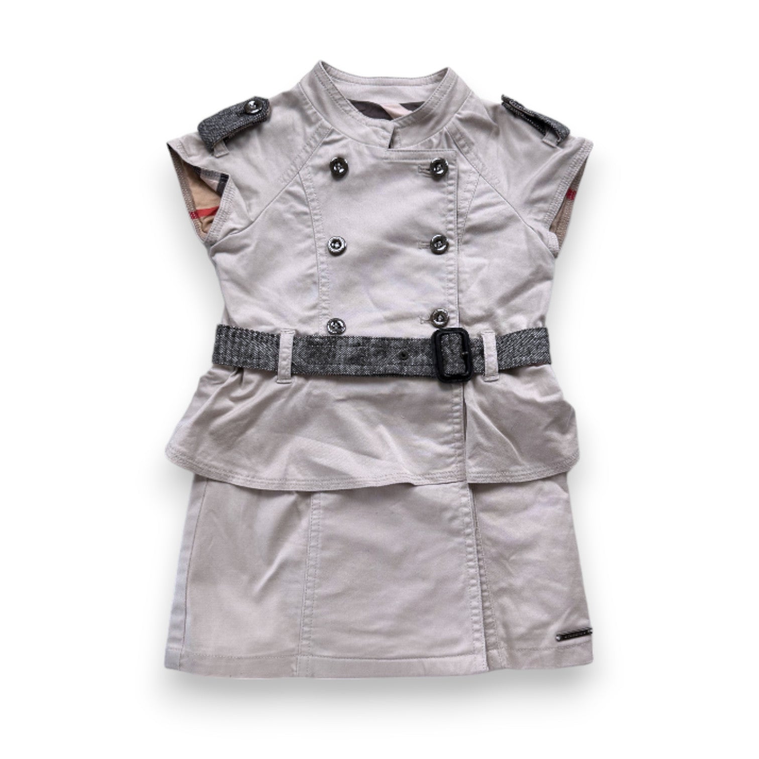 BURBERRY - Beiges Kleid - 2 Jahre