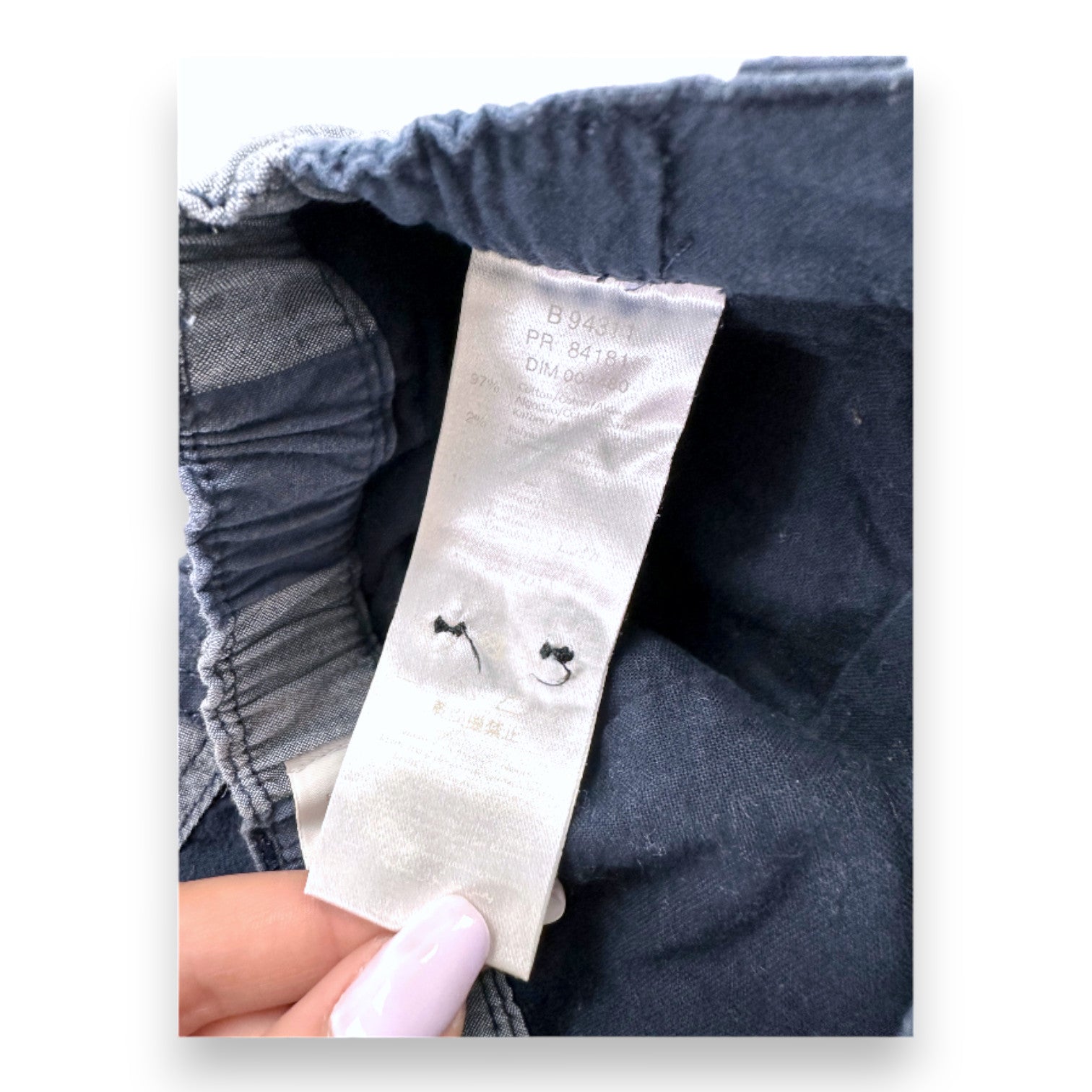 BURBERRY - Blaue Hose - 6 Monate