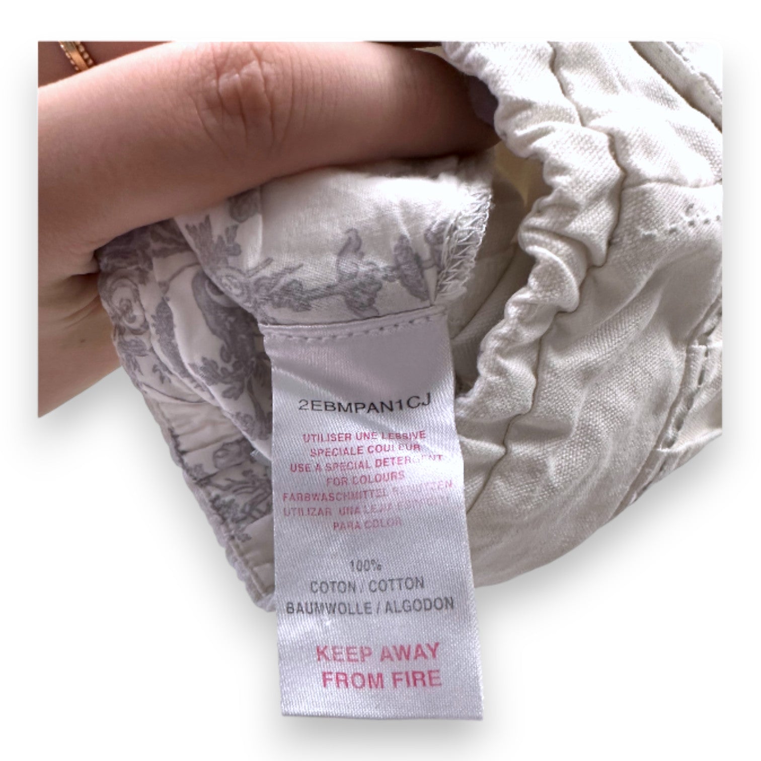 BABY DIOR - White pants - 6 months