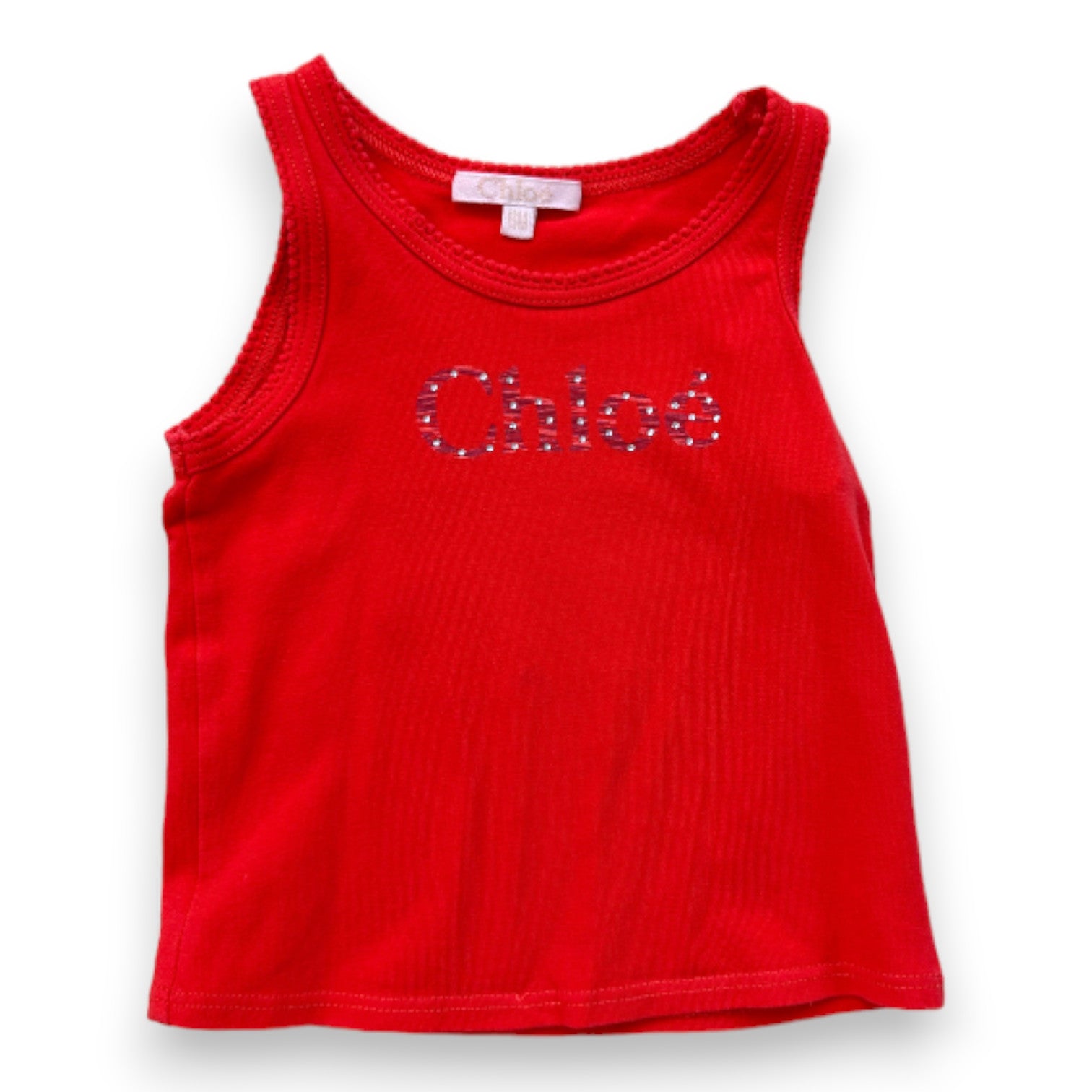 CHLOE - T-shirt rose imprimé "Chloé" - 6 mois