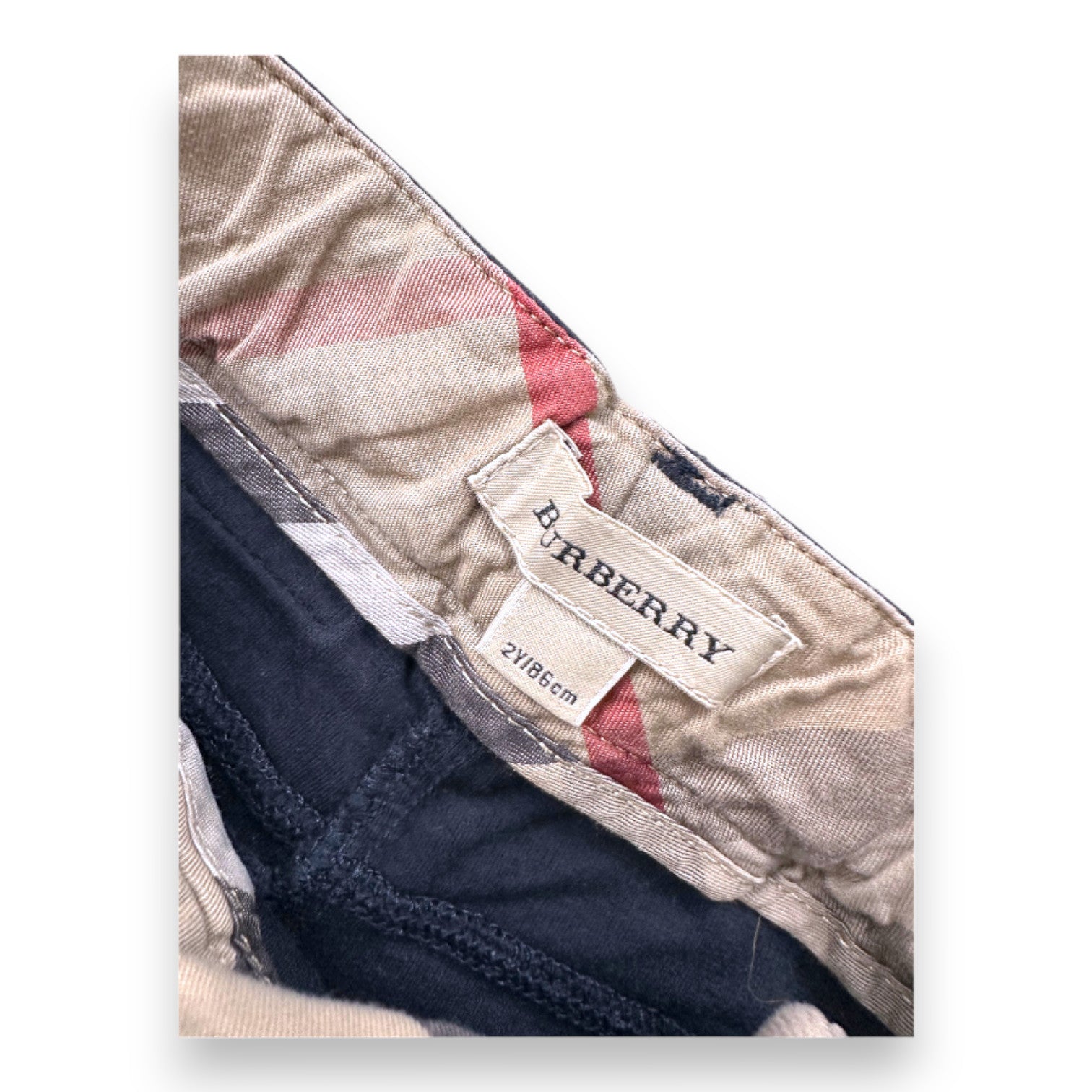 BURBERRY - navy blue pants - 2 years