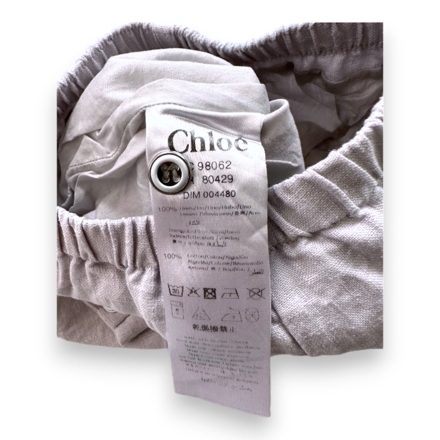 CHLOE - Leichte graue Hose - 3 Monate