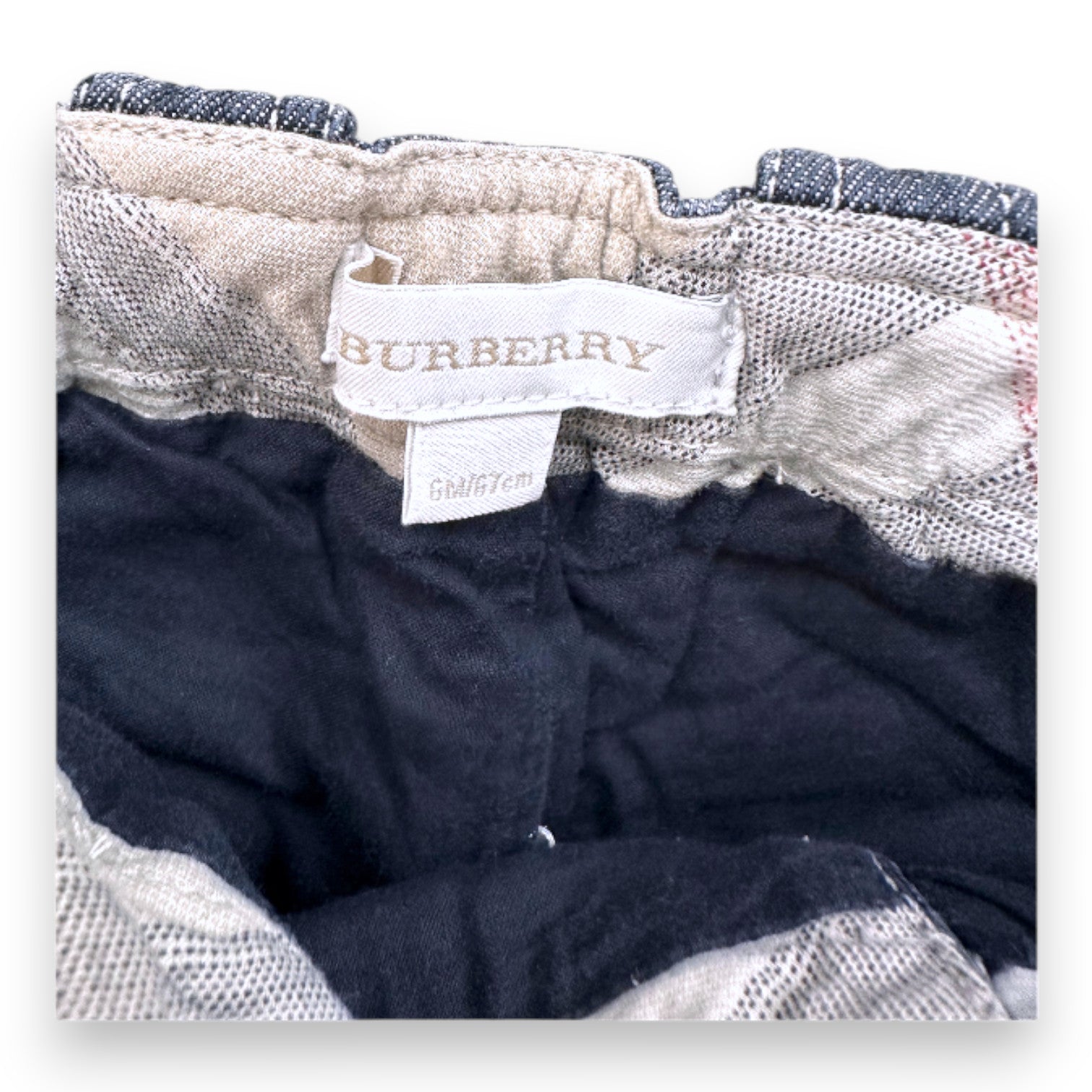BURBERRY - blue jeans - 6 months