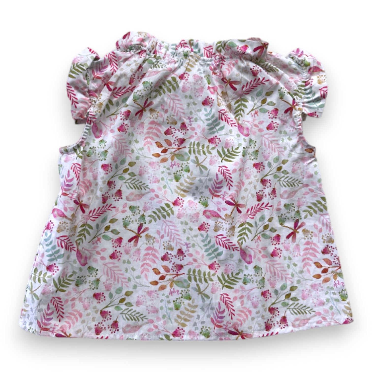 IL GUFO - Blouse blanche à fleurs - 3 ans