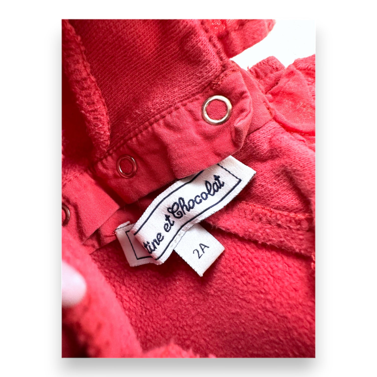 TARTINE & CHOCOLAT - Rosa Pullover mit Rüschenkragen - 2 Jahre