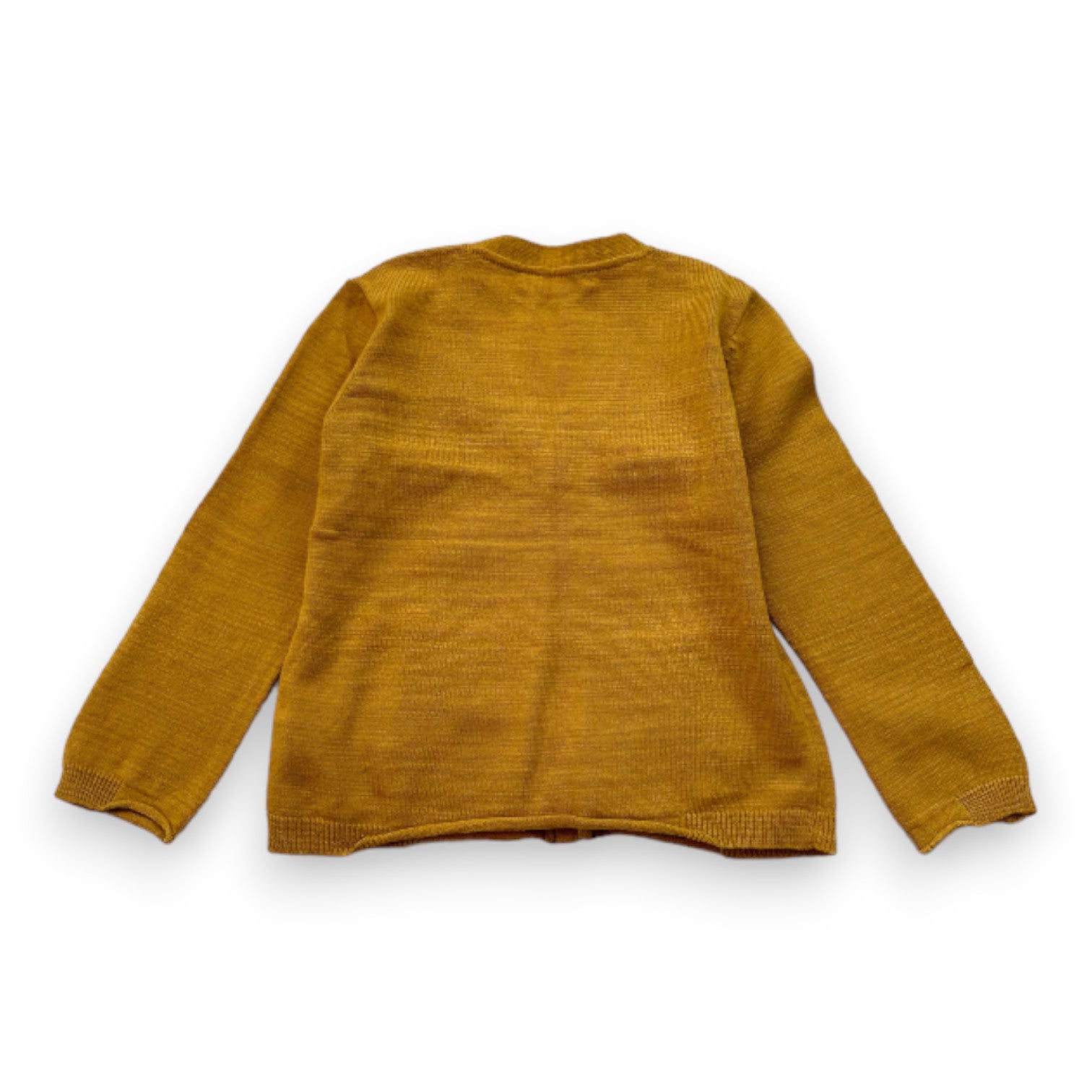 BONPOINT - Gelbe Wollstrickjacke - 4 Jahre