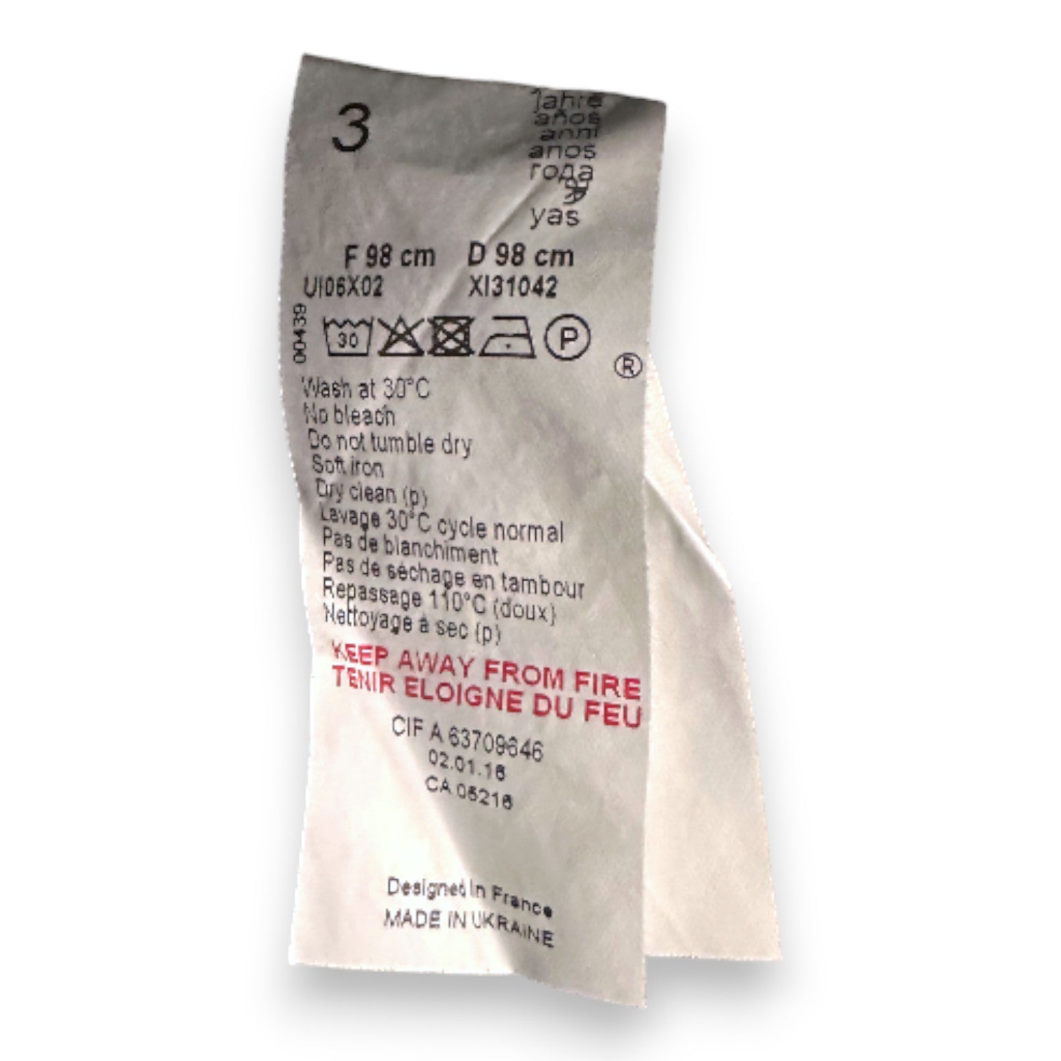 IKKS - Mehrfarbiges Kleid mit Stickerei - 3 Jahre