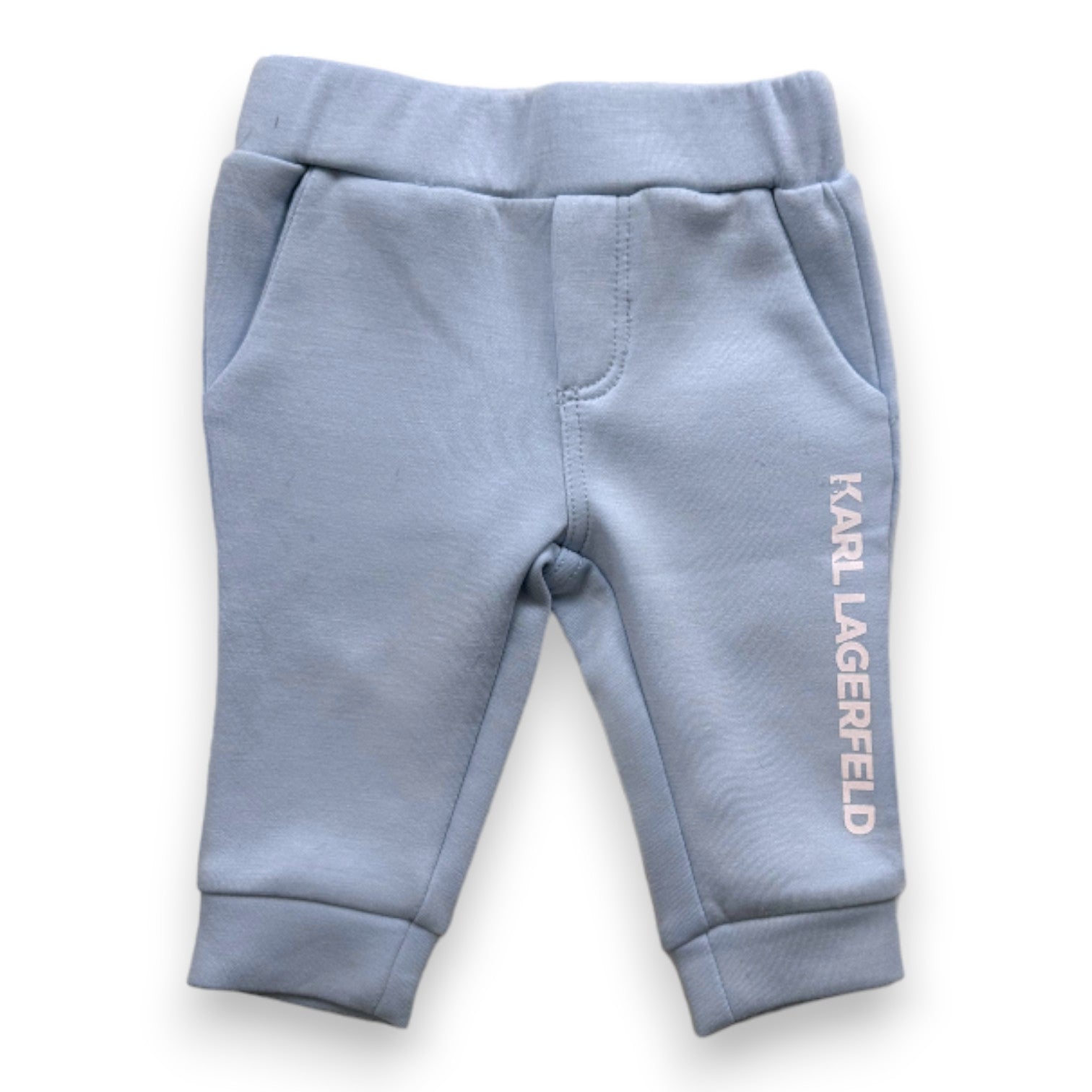 KARL LAGERFELD - Blaue Jogginghose mit Print - 3 Monate