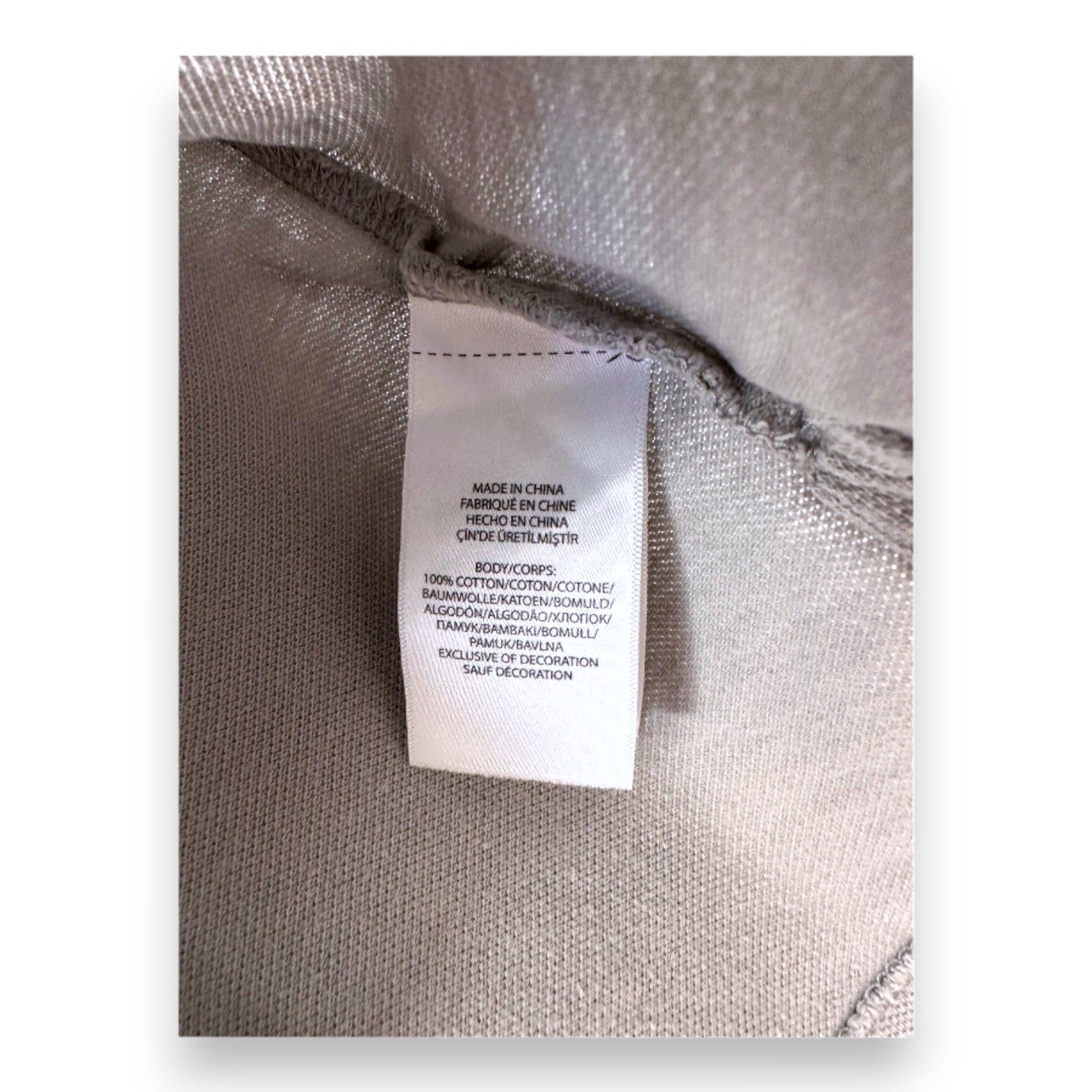 RALPH LAUREN - Graues Kurzarm-Poloshirt - 10 Jahre