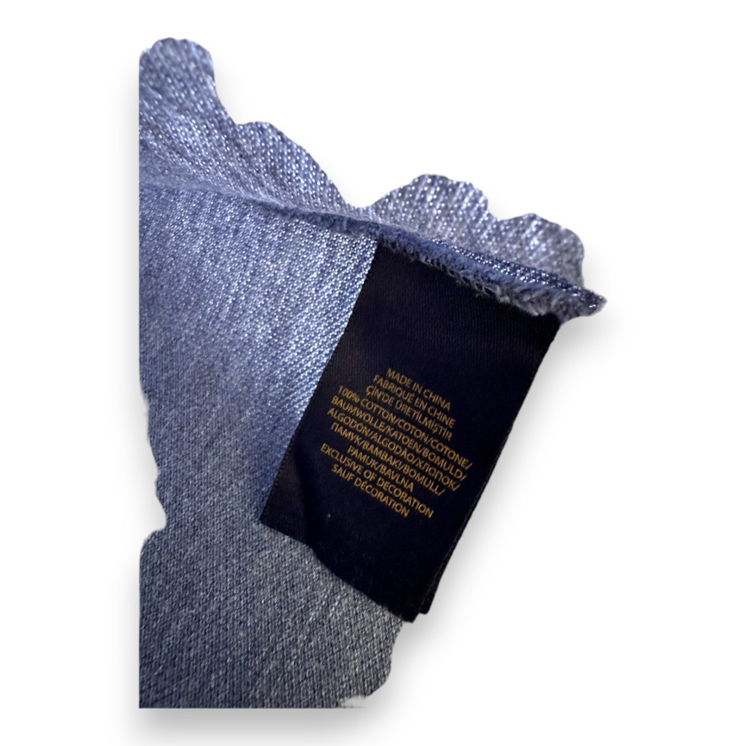 RALPH LAUREN - Blaues Kurzarm-Poloshirt - 10 Jahre