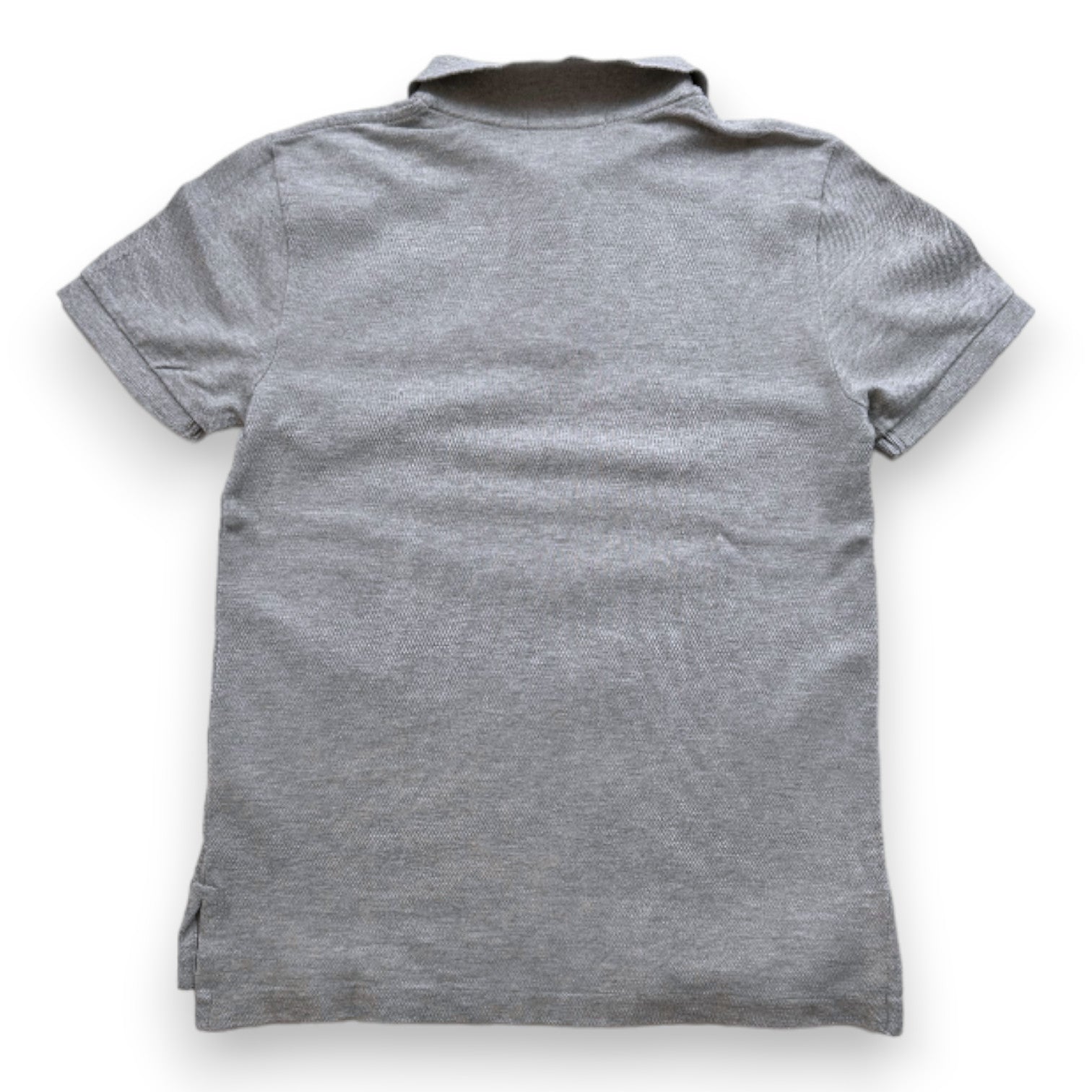 RALPH LAUREN - Graues Kurzarm-Poloshirt - 10 Jahre
