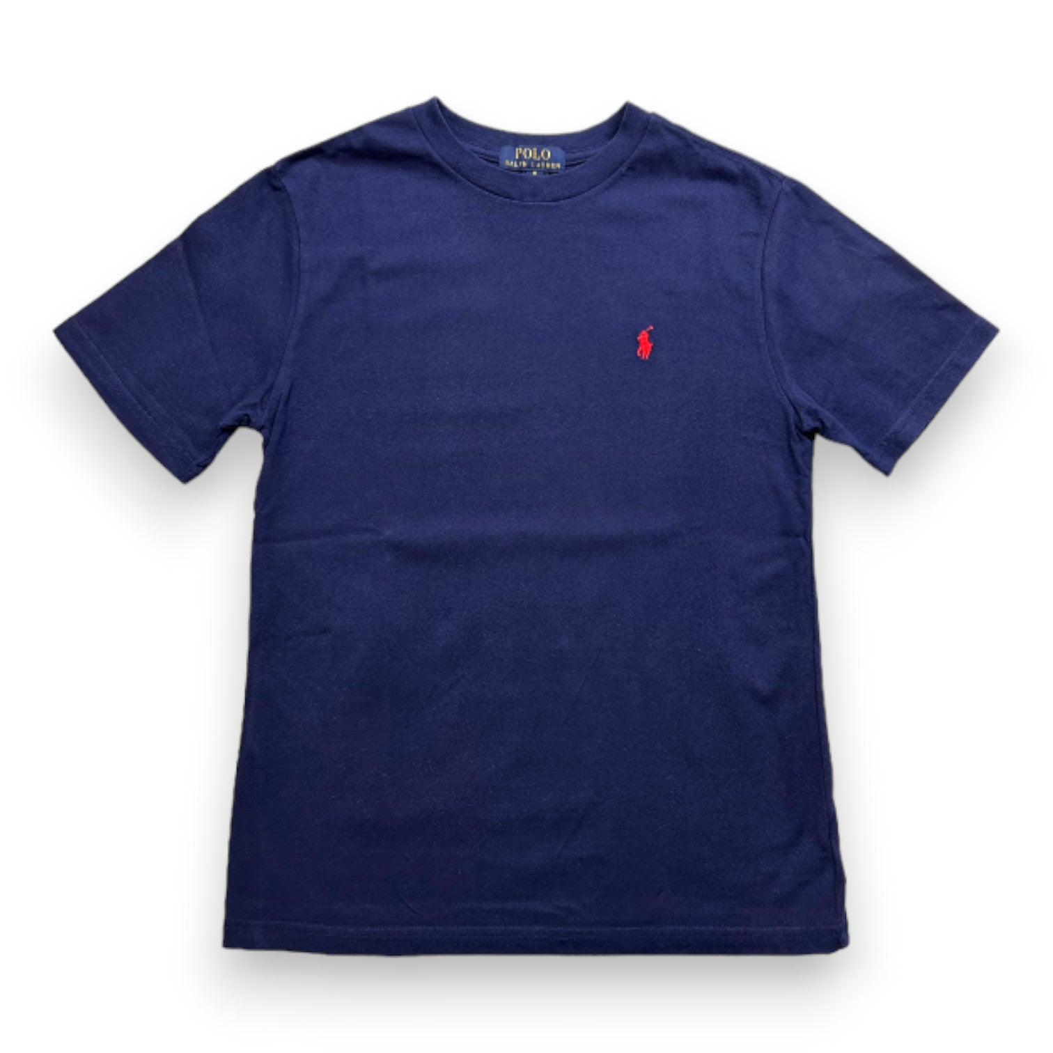 RALPH LAUREN - Marineblaues Kurzarm-T-Shirt - 10 Jahre