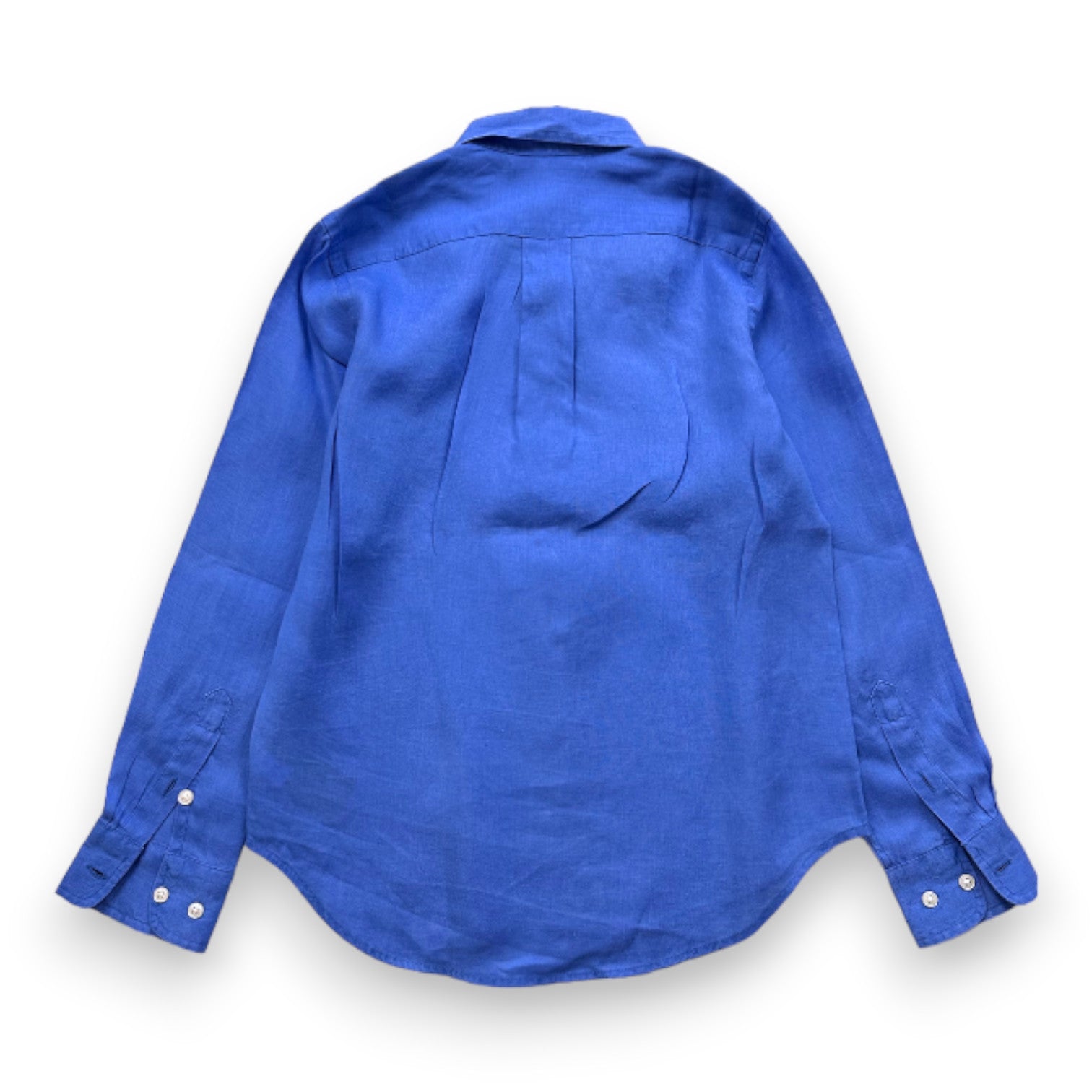 RALPH LAUREN - Blaues Leinenhemd - 10 Jahre