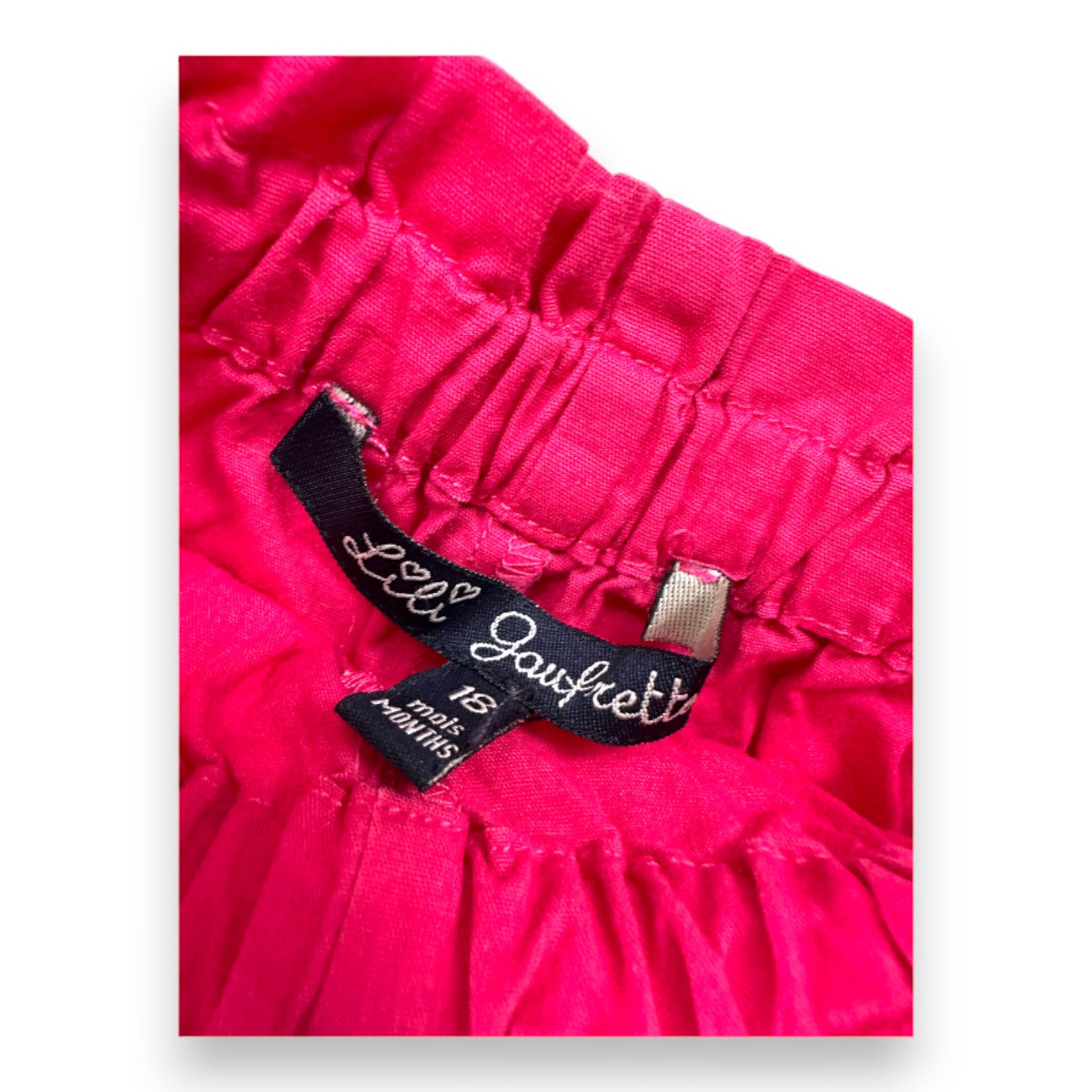 LILI GAUFRETTE - Pantalon ample rose - 18 mois