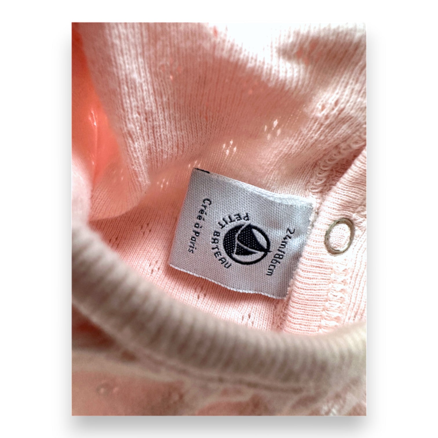 PETIT BATEAU - Pink short-sleeved t-shirt - 2 years